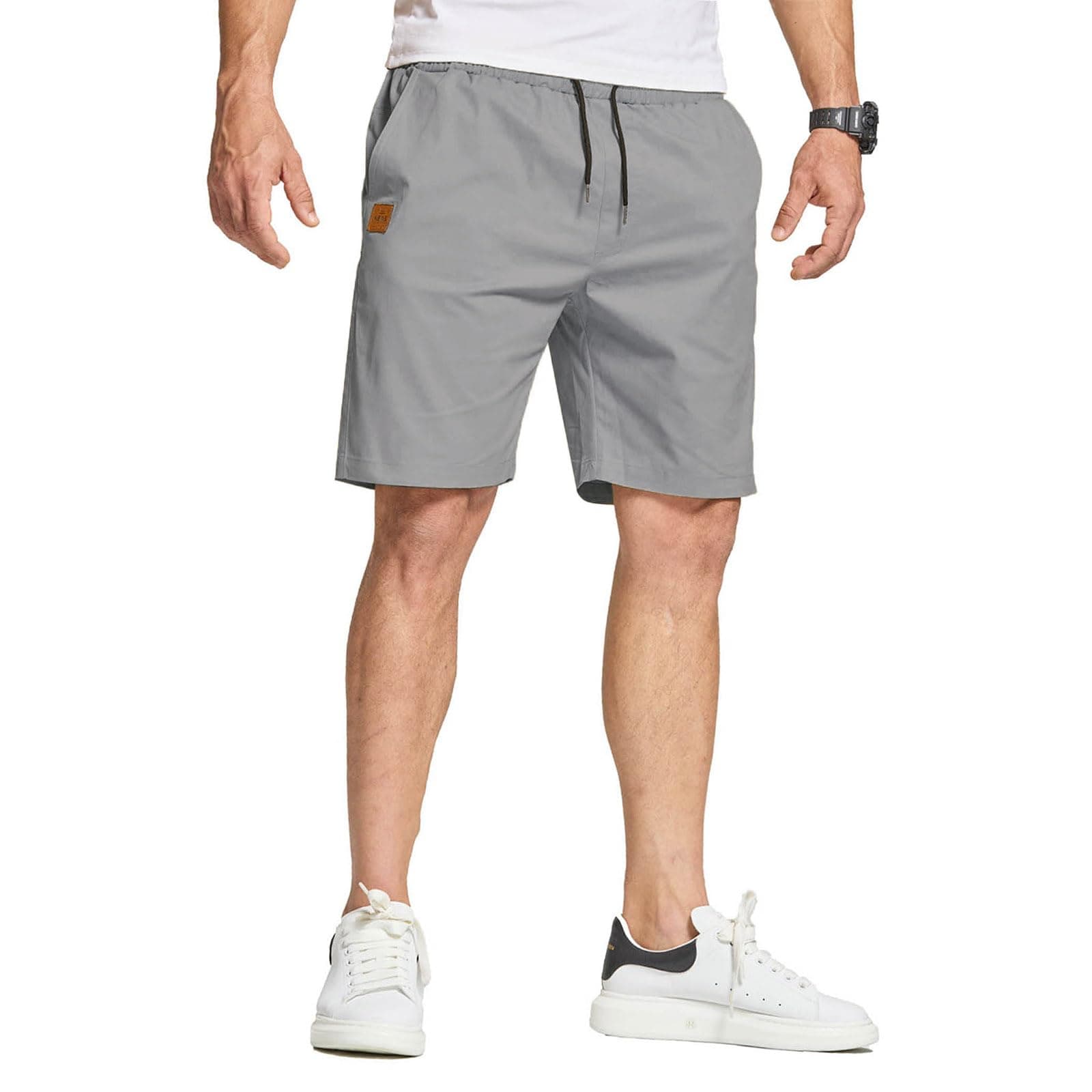 JustSun Pantaloncini Uomo Estivi Shorts Uomo con Tasche Cotone Leggero