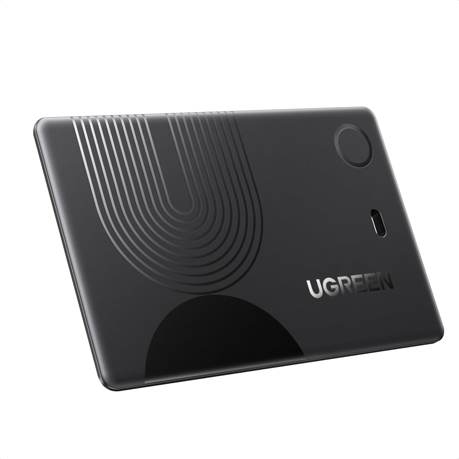 UGREEN FineTrack Slim Wallet Traceur Tag Compatible avec Apple Find My (iOS Uniquement) Autonomie 7 Ans Étanchéité IP68 Alerte 100dB Localisateur Tracker pour Portefeuille, Passeports, Bagages