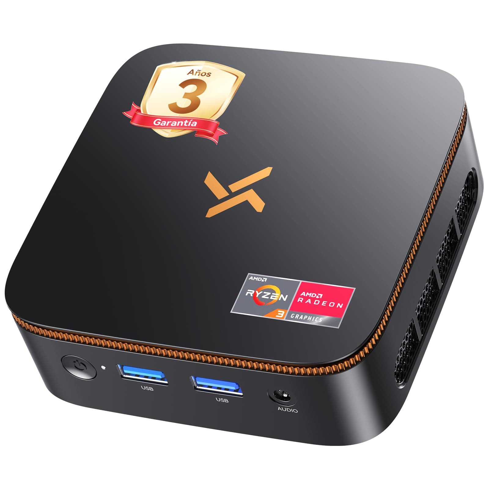 Huidun 2026 H50 Mini PC, AMD Ryzen & Radeon Vega 6, 16GB DDR4 512GB SSD, Win 11 Pro, WiFi5/BT 4.2, Mini Ordenador de Sobremesa para Oficina, Teletrabajo y Negocios, 3 años de garantía