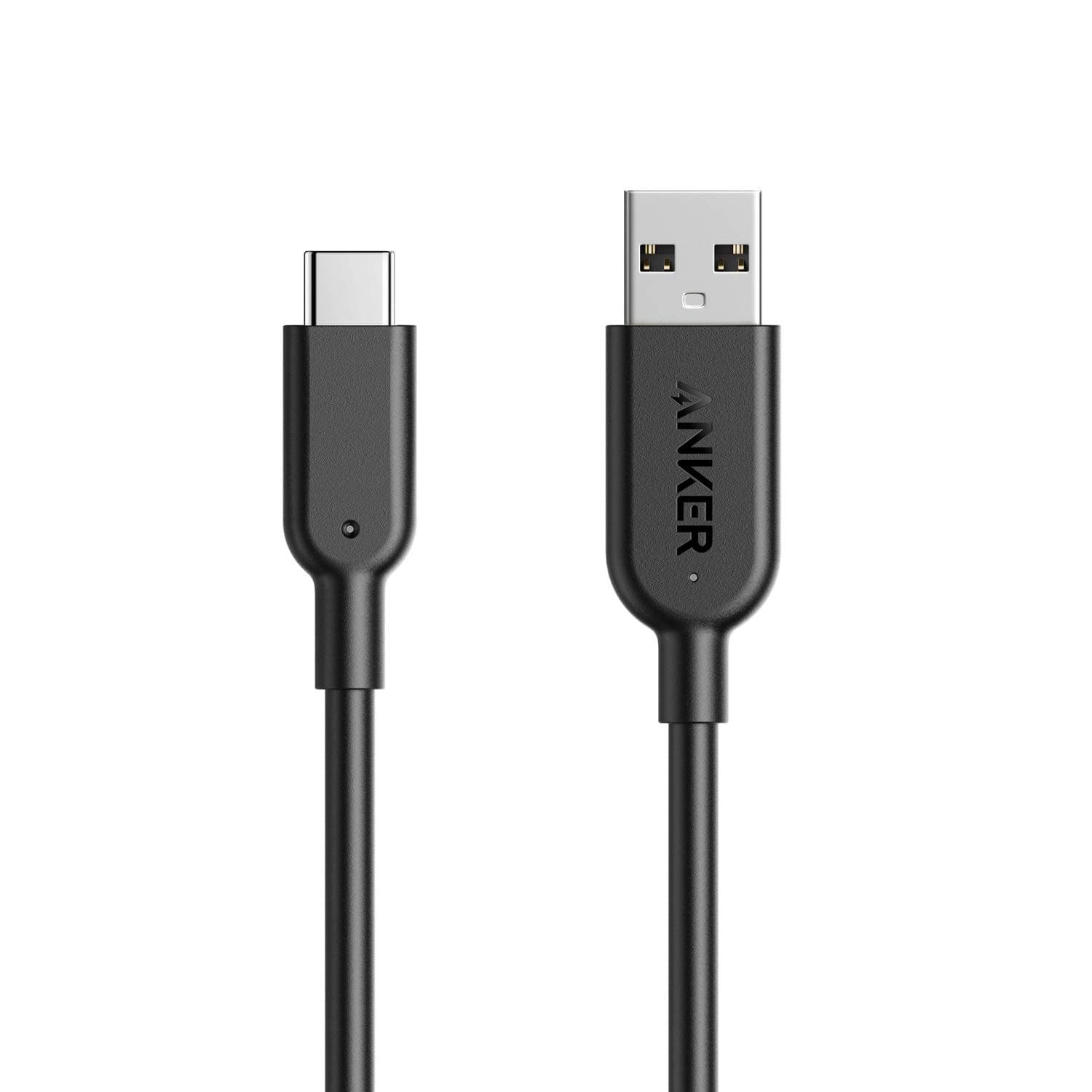 Anker PowerLine II USB C auf USB 3.1 Gen2 Kabel, USB-IF zertifiziert für iPhone 16/15, Galaxy Note 10/Note 9/S10+/S10, Huawei, LG V30, Smartphone und mehr 0.9m