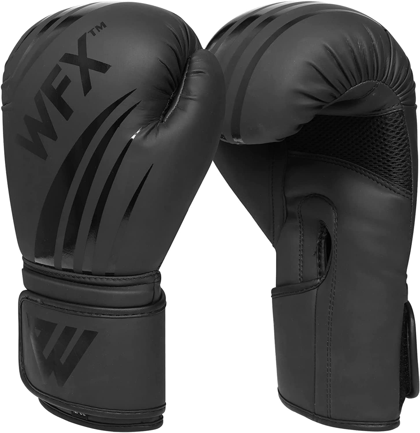 WFX Gants de Boxe Professionnels en Cuir MMA Sparring Kickboxing Entraînement Muay Thai Combat