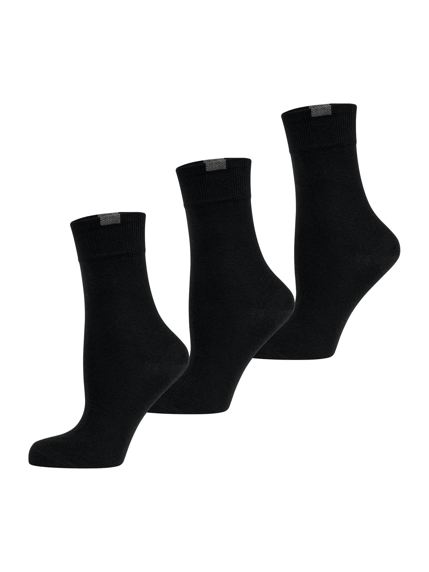Nur Die 3er Pack Passt Perfekt Socken Unisex aus Baumwolle atmungsaktiv weich Basic Druckfreie Spitze, Mittelhoher Schaft für Büro & Freizeit Damen Herren