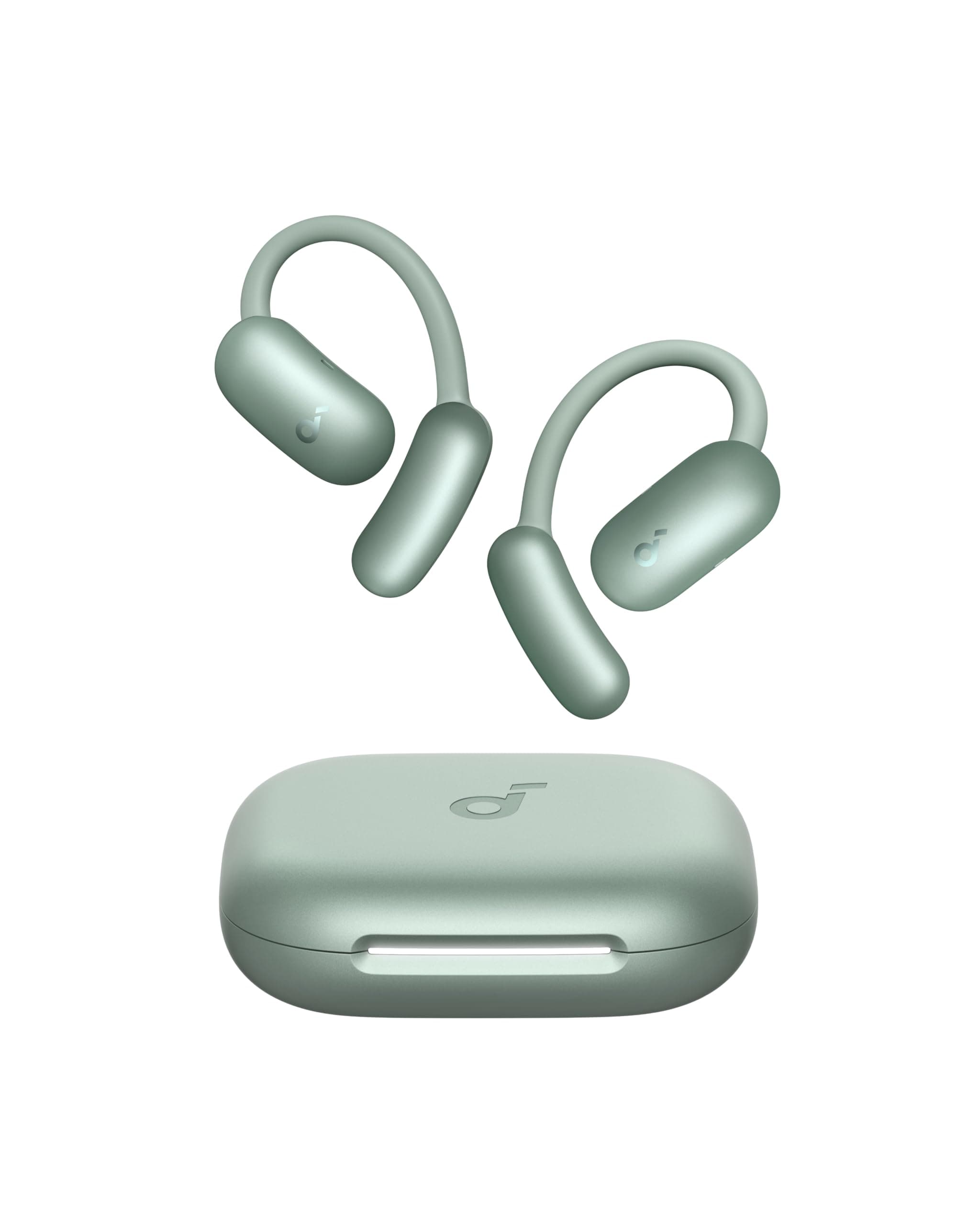 soundcore AeroFit 2 by Anker, Open-Ear Kopfhörer, KI-Übersetzung, anpassbare Ohrbügel, Fester Halt, tiefer Bass, Hi-Res Audio, 42h Spielzeit, Bluetooth 5.4, kabellos Laden, IP55, klare Anrufe durch KI