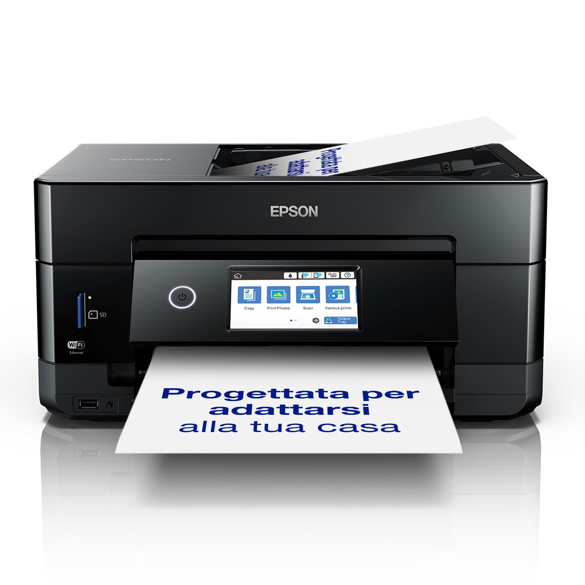 Epson Expression Premium XP-7100 Multifunzione Versatile 3-in-1 con alimentatore automatico di documenti (ADF), Stampa foto lucide e documenti, Inchiostri Claria Premium 5 colori, Display touch 10,9cm