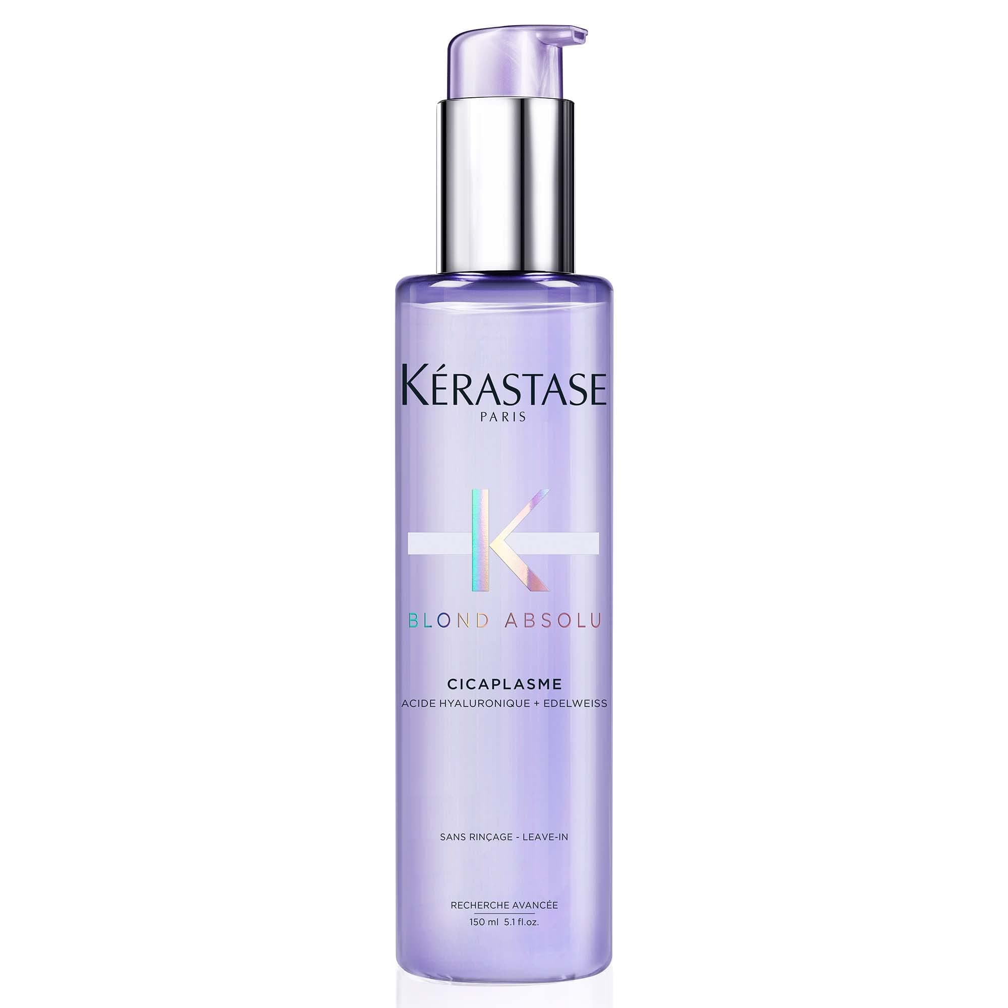 KERASTASE Blond Absolu - Serum Cheveux Thermoprotecteur Cicaplasme - Répare les Dommages & Lisse - Cheveux 32x Plus Forts - Acide Hyaluronique & Edelweiss - Cheveux Blonds Décolorés ou Méchés - 150 ml