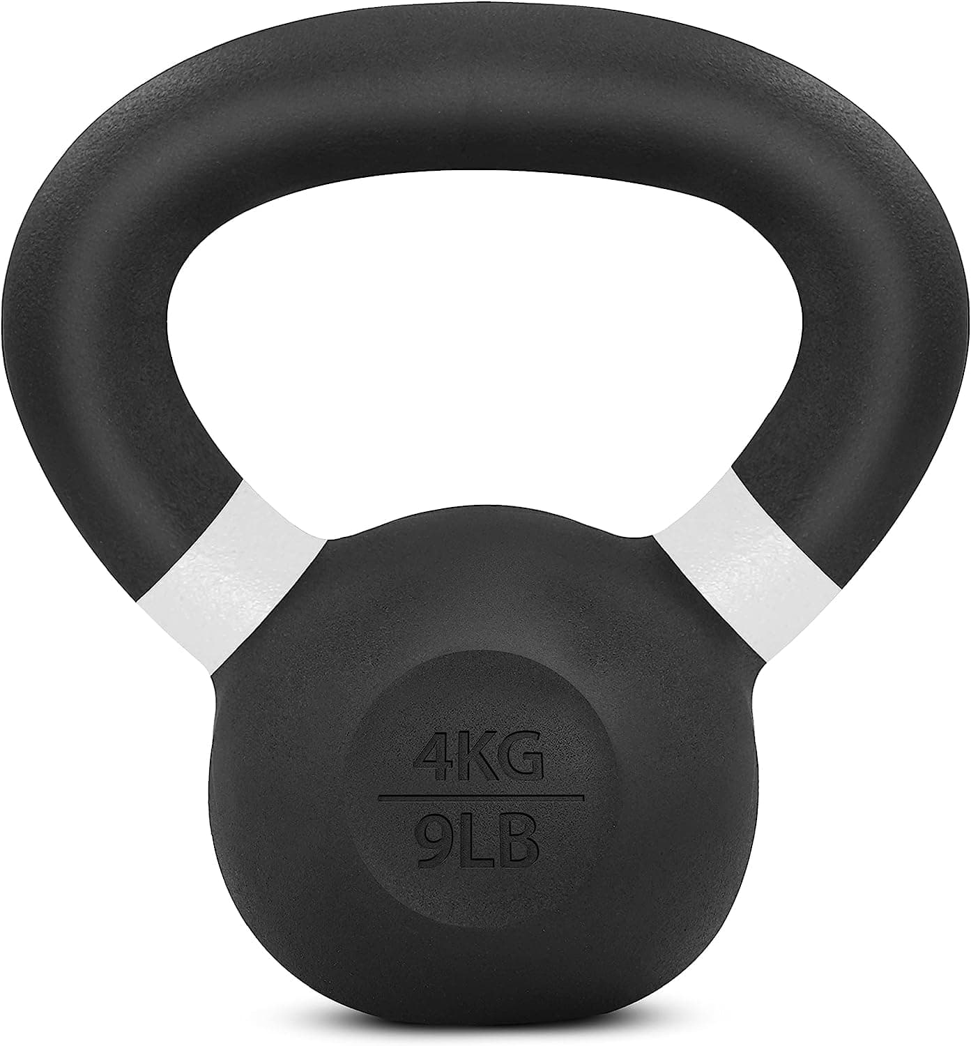 Yes4All Kettlebell en revêtement en poudre de 4-32 kg à poignée large, Compétition Kettlebell