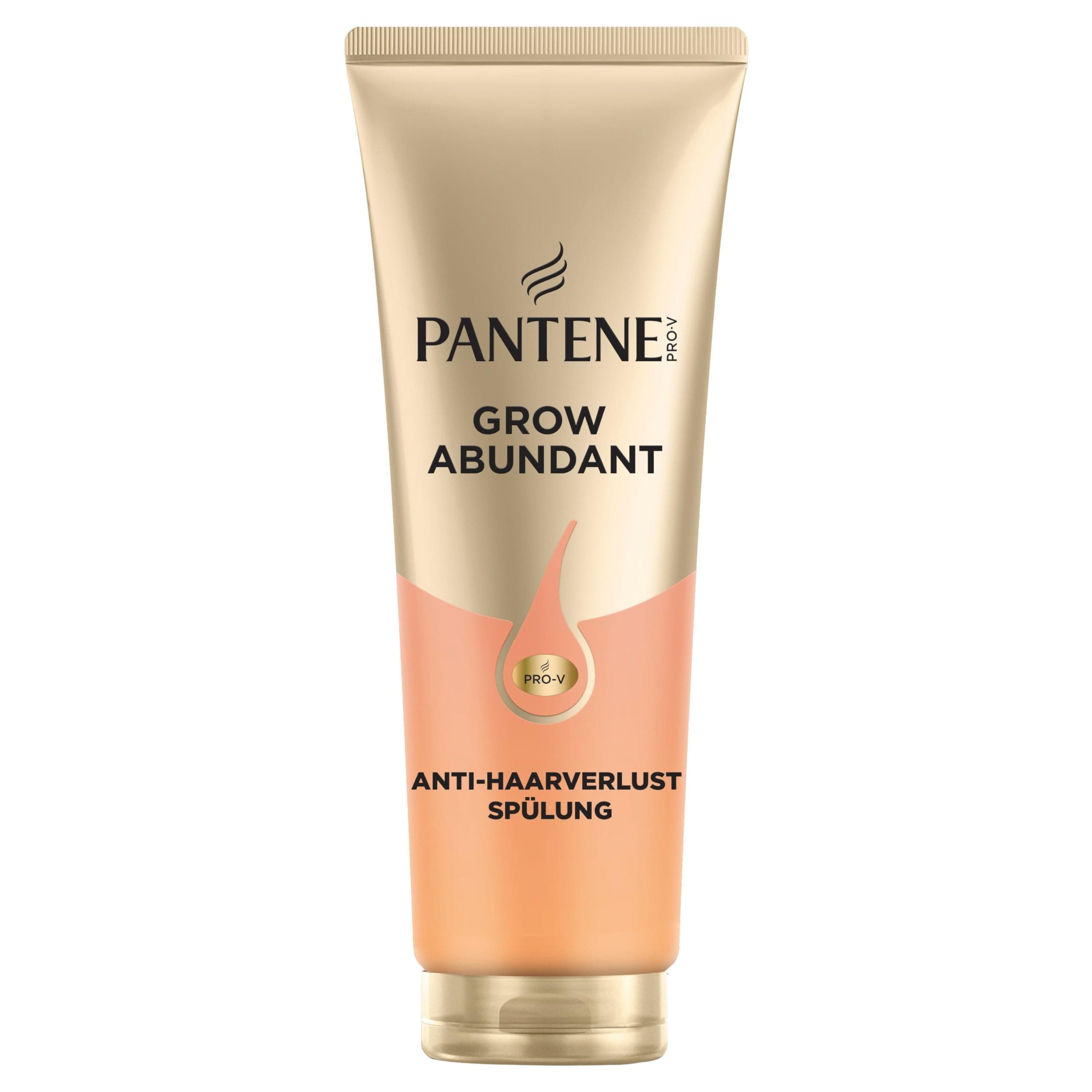 Pantene Pro-V Grow Abundant Anti-Haarverlust Pflegespülung 250ml für Feines Haar Macht das Haar 5x Stärker und Erhöht seine Widerstandsfähigkeit