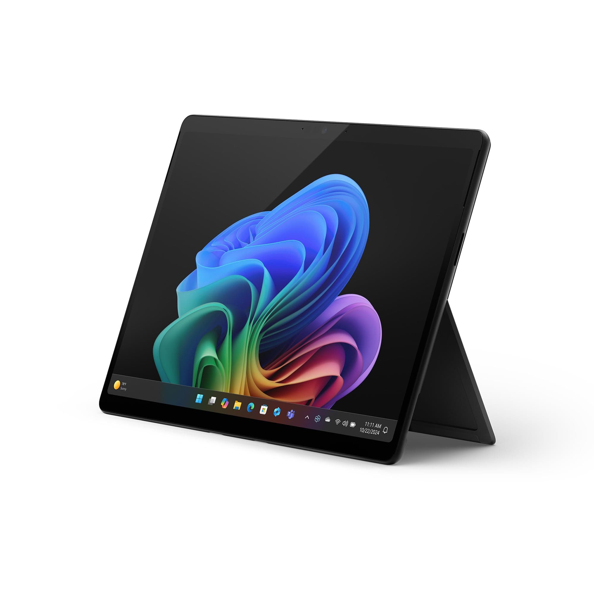 Microsoft Surface Pro (Chargeur Non Inclus) | Copilot+ PC | Ecran Tactile OLED 13” | Snapdragon® X Elite | 16Go RAM | SSD 256Go | Dernier Modèle, 11ème Edition | Noir