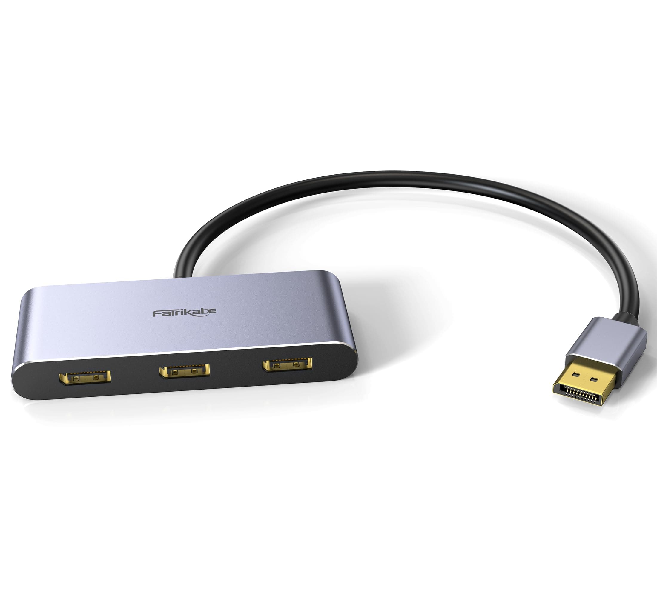 Répartiteur DisplayPort 1.4 3 ports - Hub MST - Support 8 K, double 4K 120 Hz, 60 Hz et 1080p 60 Hz - Windows