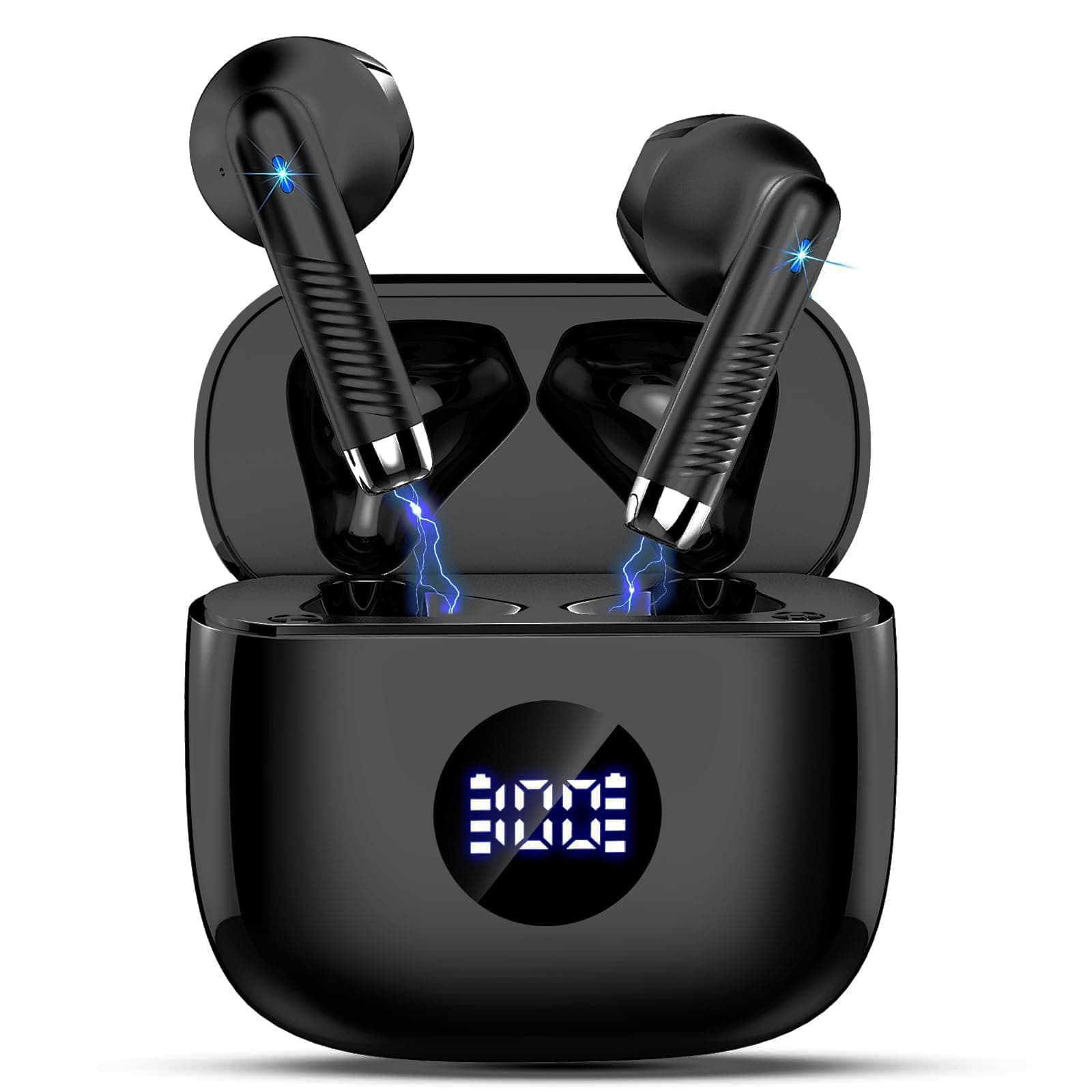 Cuffie Bluetooth Auricolari Bluetooth 5.4, Cuffie Wireless con 4 ENC Cancellazione Rumore Mic, Cuffie in Ear 40 Ore di Riproduzione, Cuffie Senza Filo HiFi Stereo IP7 Impermeabili per iOS & Android