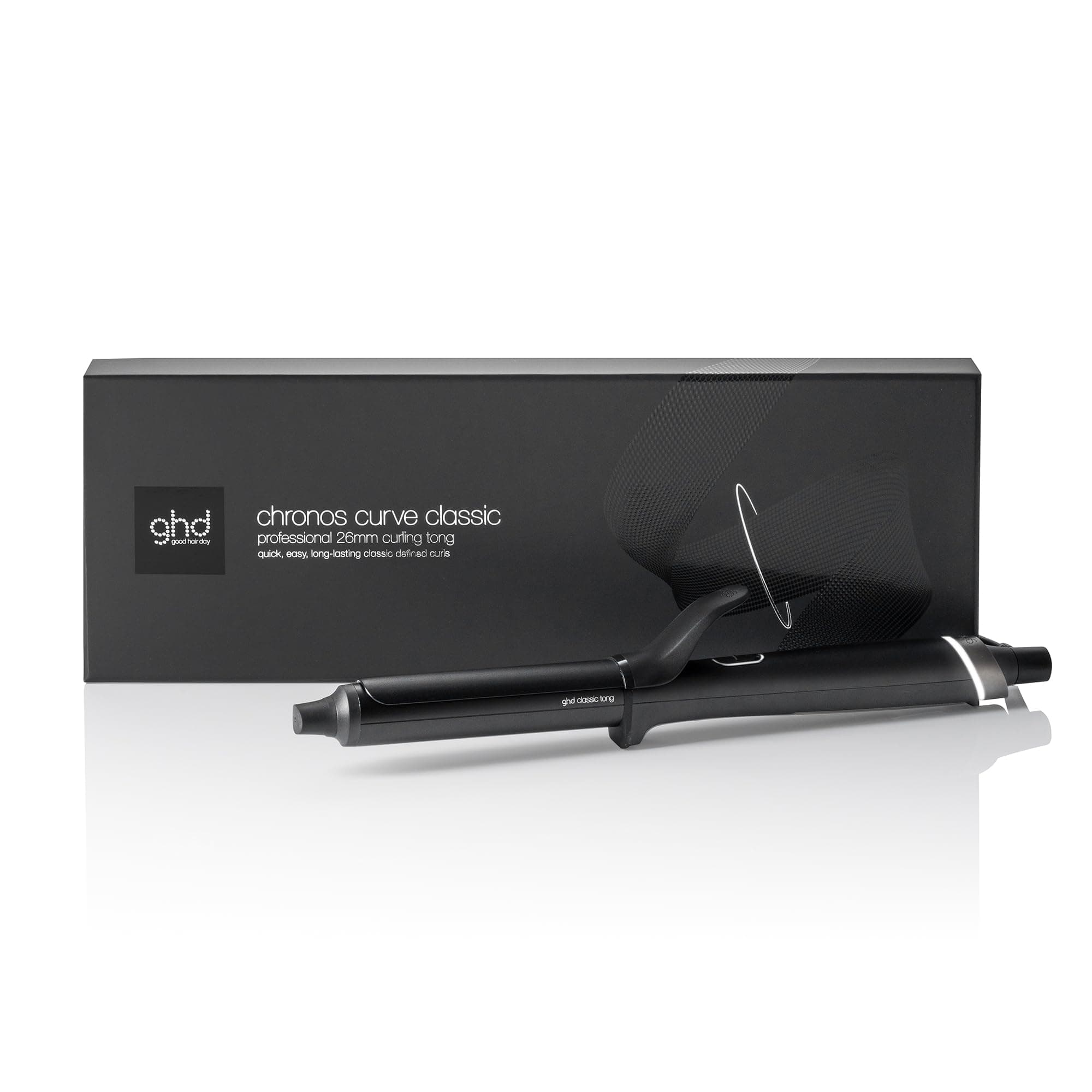 ghd Chronos Curve Classic Tong Tenacilla Profesional – Para ondas definidas de larga duración – Ideal para todo tipo y longitud de cabello (Enchufe Europeo)