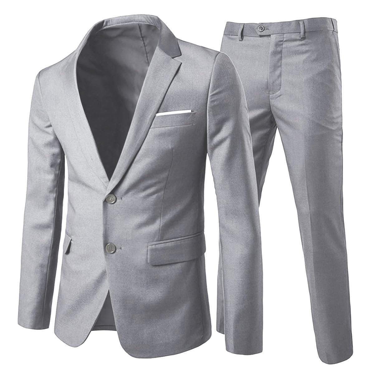 Allthemen Abito da Uomo 2 Pezzi Completo da Sposa Slim Fit a Due Bottoni Abiti da Lavoro Blazer Giacche Casual Pantaloni