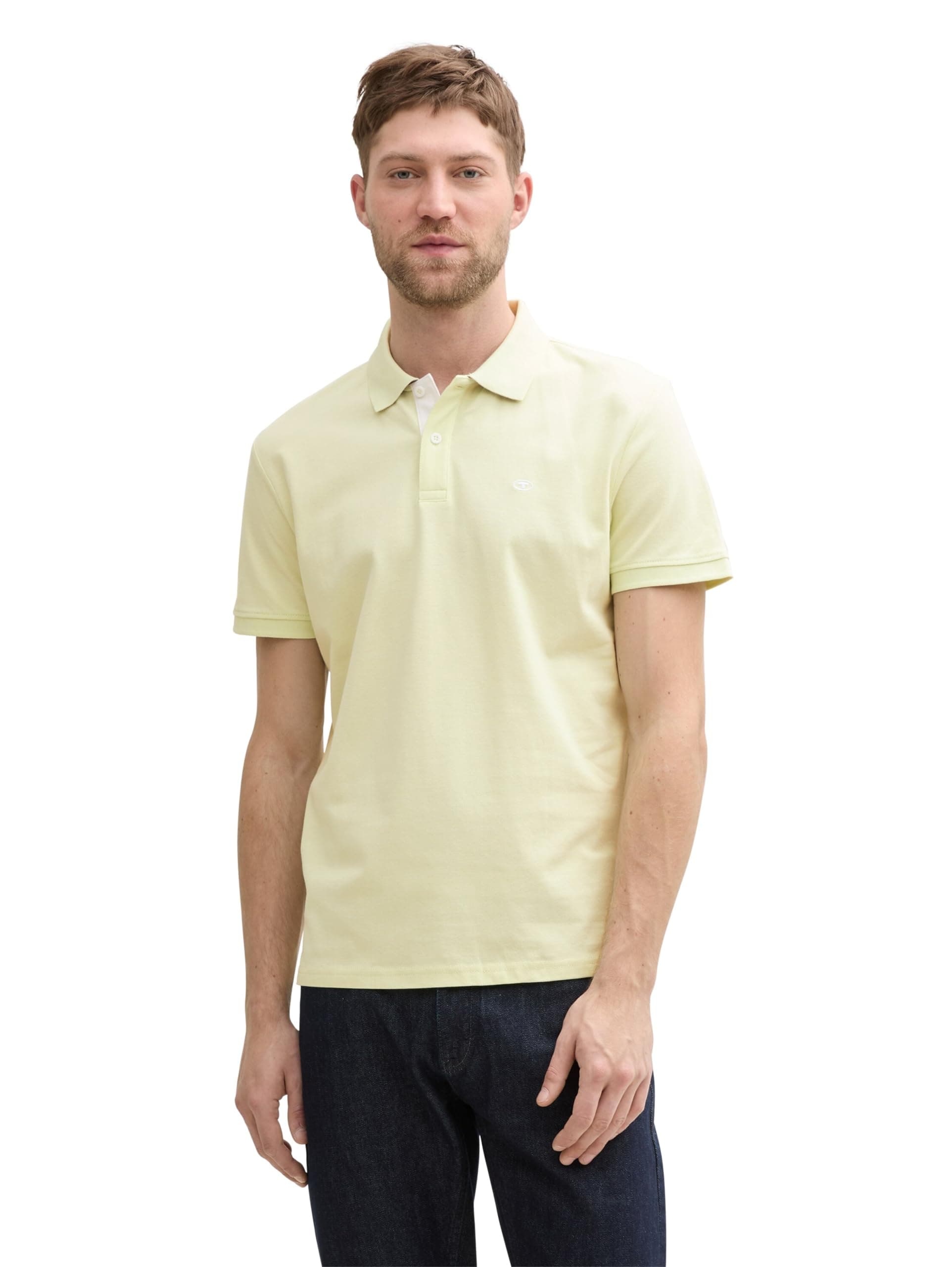 TOM TAILOR Herren Basic Piqué Poloshirt