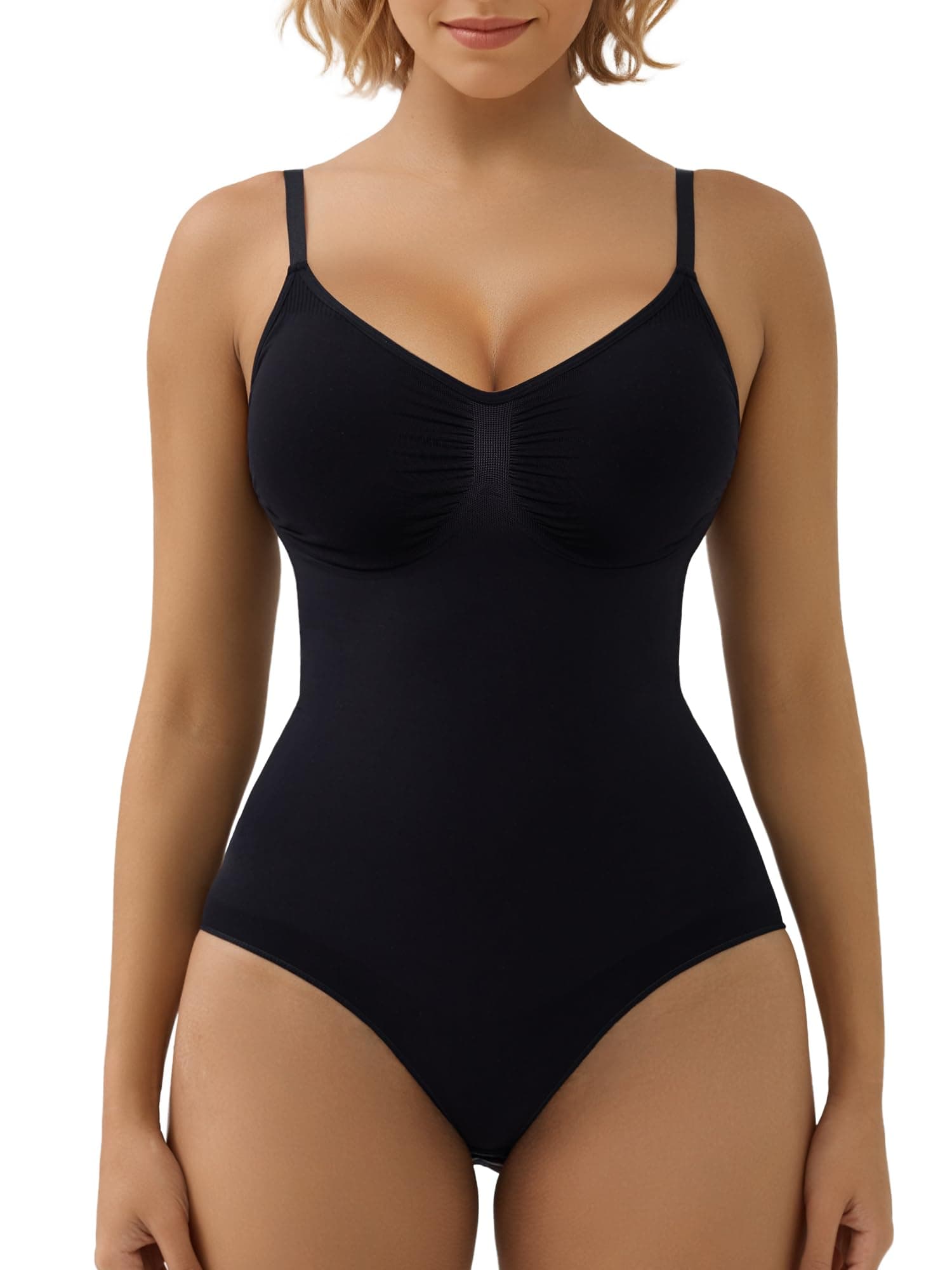 SHAPERX Body Moldeador Mujer Bodysuit Reductor Abdominal Posparto Control y Modelado Línea Invisible Shapewear Posparto