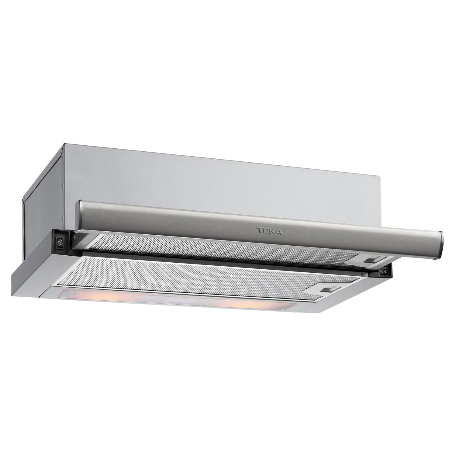 Teka TL 6420.2 - Campana Extractora 60 cm, Extractor Cocina Extensible, 2 Velocidades + Intensiva, Campana Telescópica o Extraplana, Mandos Mecánicos e Iluminación LED, Color Acero inoxidable