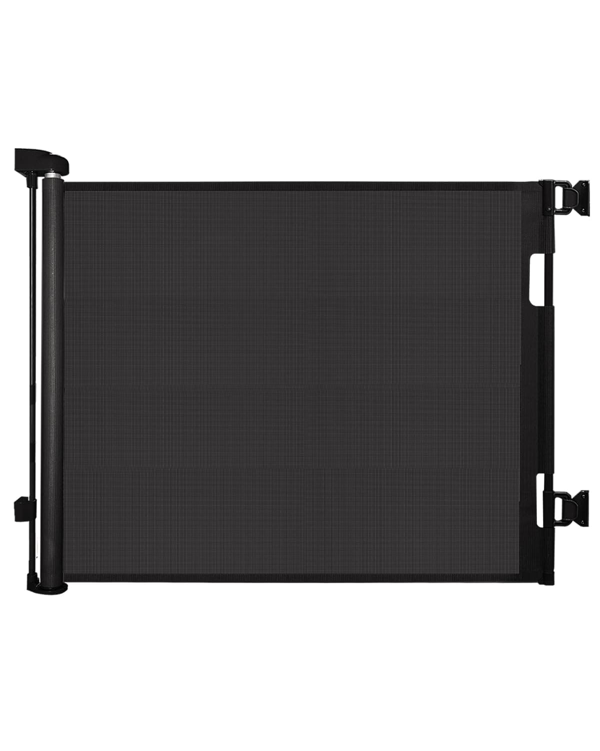 Barrière de Sécurité Rétractable pour Bébé et Animaux Chiens, Extensible de 0-180cm, Porte de Sécurité pour Escaliers, Couloirs et Portes – Utilisation Intérieure et Extérieure noir