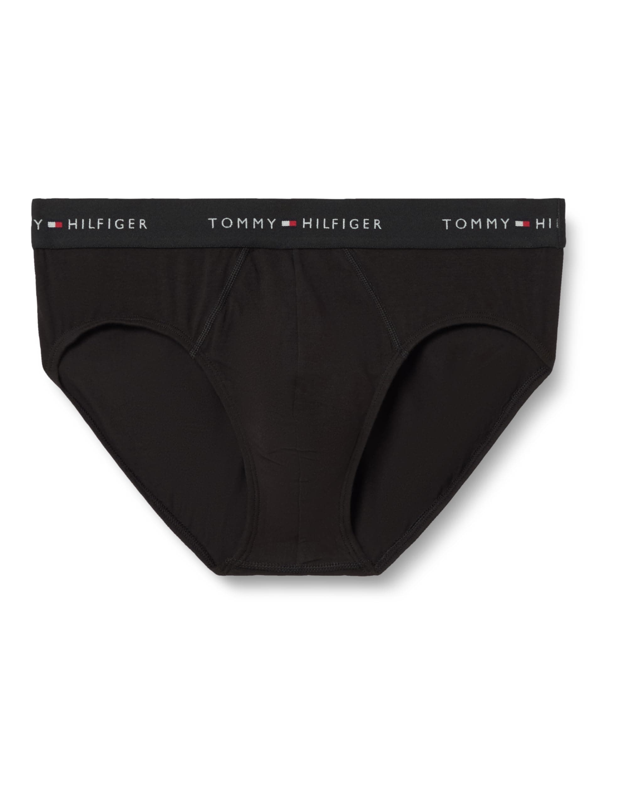 Tommy Hilfiger Herren 3er Pack Unterhosen Hip Briefs mit Logobund