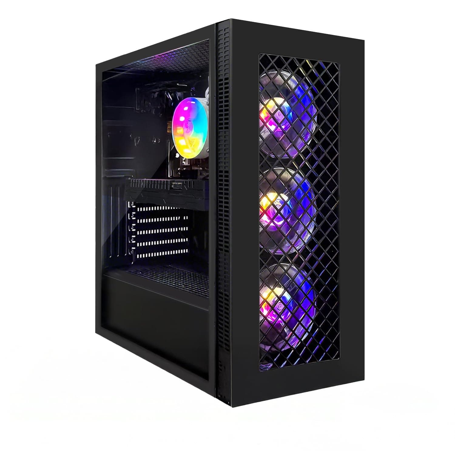 STGsivir PC Gaming, Ordenador de Sobremesa Gaming, GeForce RTX 2060 Super 8GB GDDR6,Core i7 8th hasta 4.1 GHz,32GB DDR4,1TB SSD,WIFI6,BT5.0,RGB Ventiladores x3,Windows 11 Pro