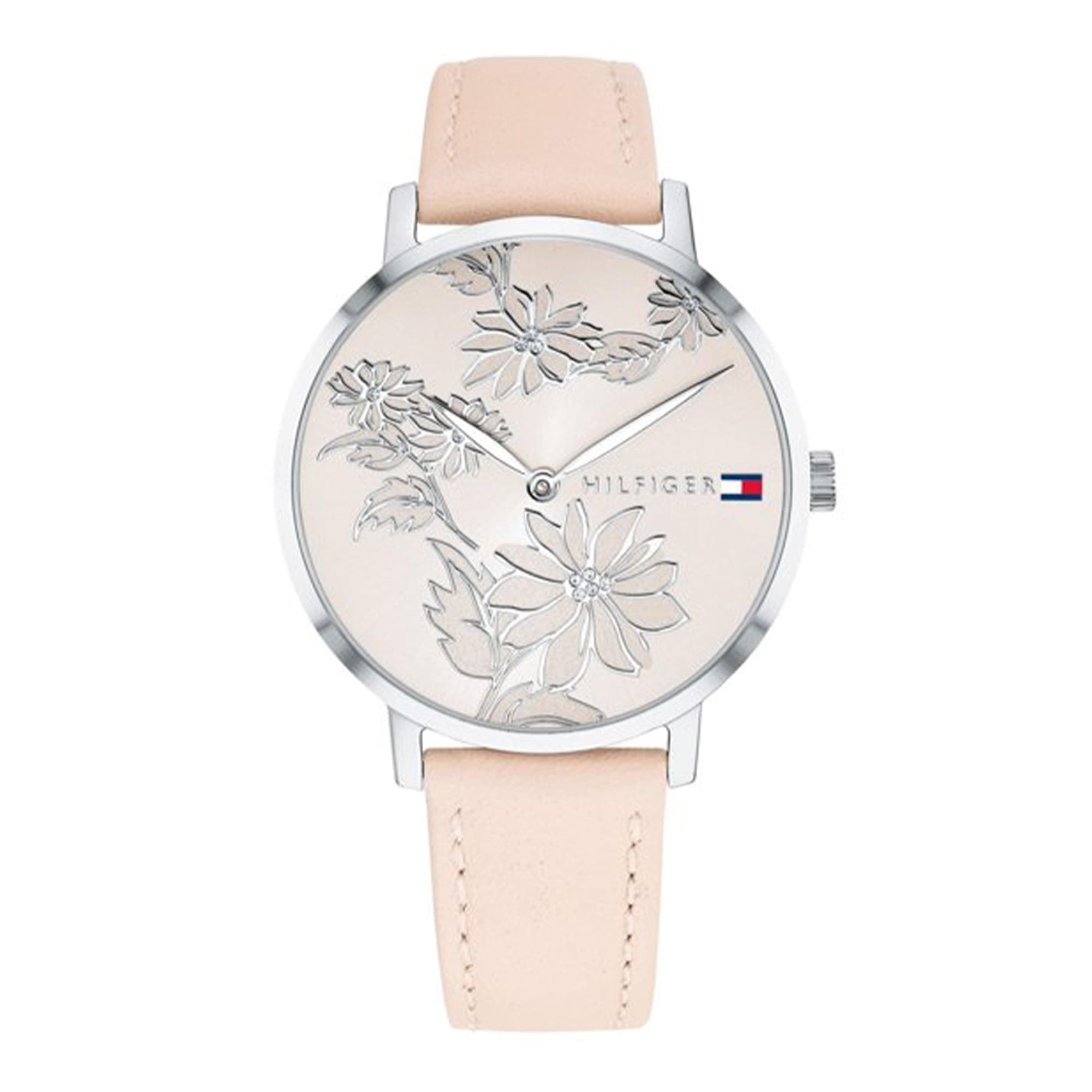 Tommy Hilfiger Reloj De Movimiento De Cuarzo De Dos Manecillas para Mujer con Correa de Acero Inoxidable (Eslabones o Malla), de Cuero o de Silicona