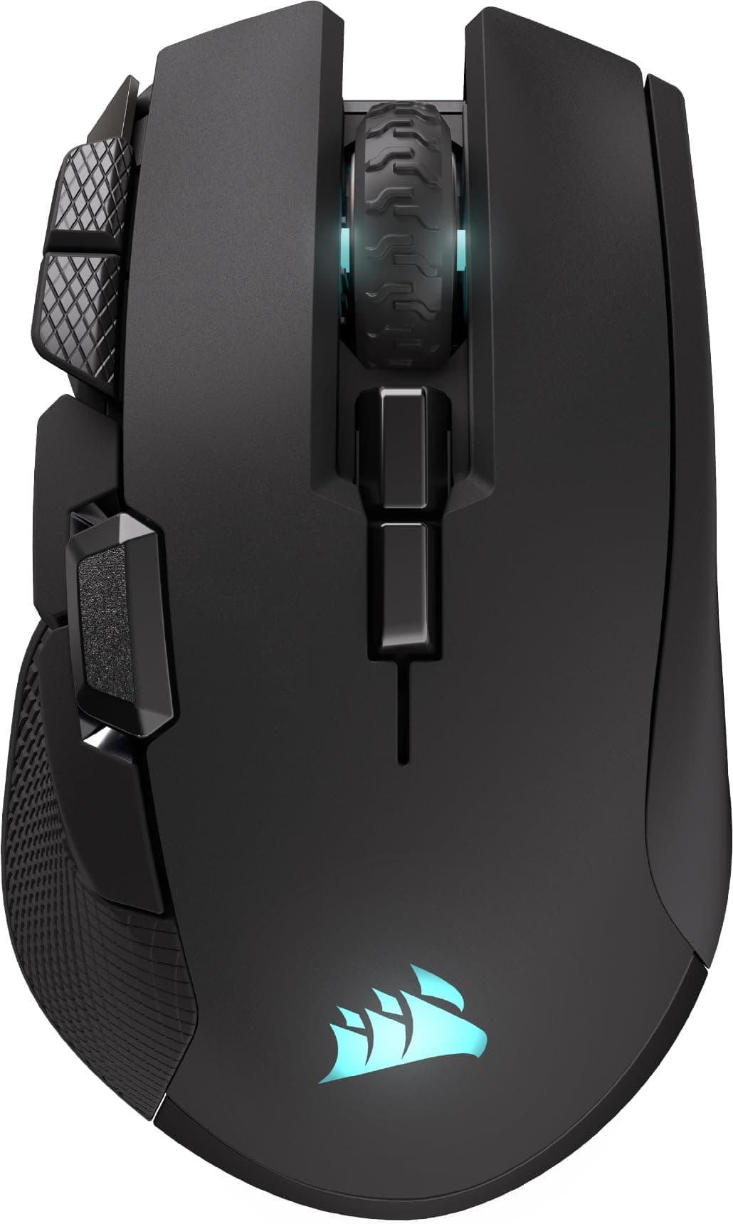 Corsair IRONCLAW Wireless SE Ratón para Juegos – 26 000 PPP, Diseño Ergonómico para Manos Grandes, 10 Botones Programables, para MOBA, FPS, MMO – Negro