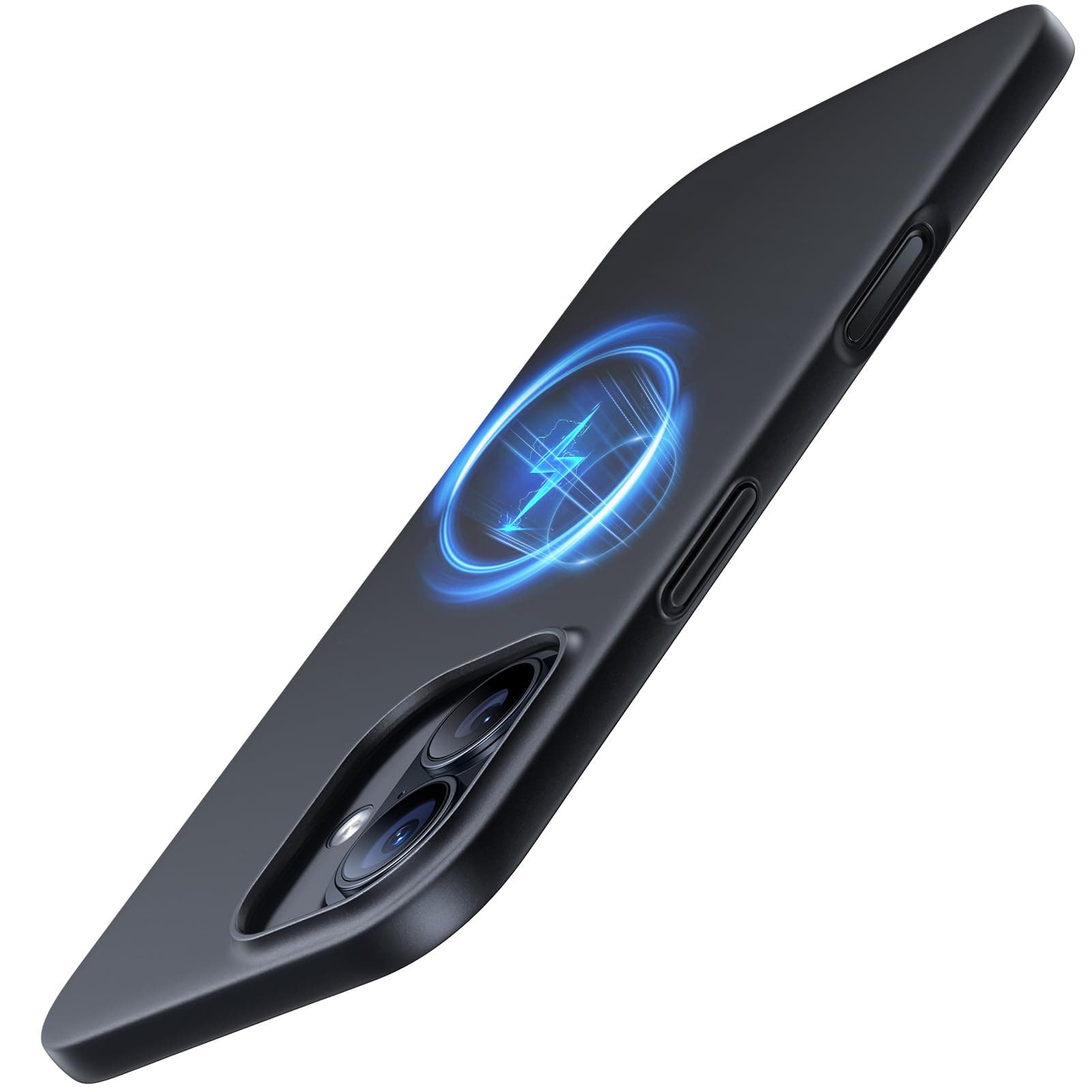 TORRAS Ultra Dünn für iPhone 17 Hülle für MagSafe [Nr.1 Magnetkraft] Handyhülle für iPhone 17 Stoßfest Kratzfest & Samtiger Griff Slim Hülle für iPhone 17 Case Schwarz