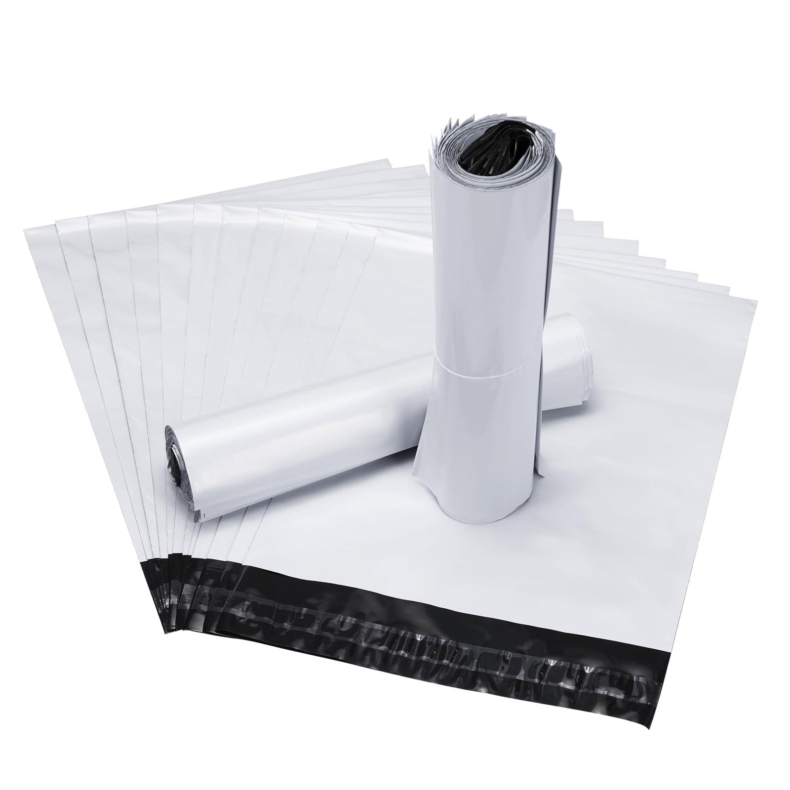 100 Bolsas para Envíos, 25 x 35 cm Sobres Envio de Plástico Impermeable y a prueba de polvo bolsas de correo para enviar paquetes embalaje vintado ropa para paquetes bolsas herméticas autoadhesivas
