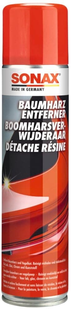 SONAX BaumharzEntferner (400 ml) schnelle und rückstandsfreie Entfernung von organischen Rückständen auf Fahrzeugoberflächen | Art-Nr. 03903000