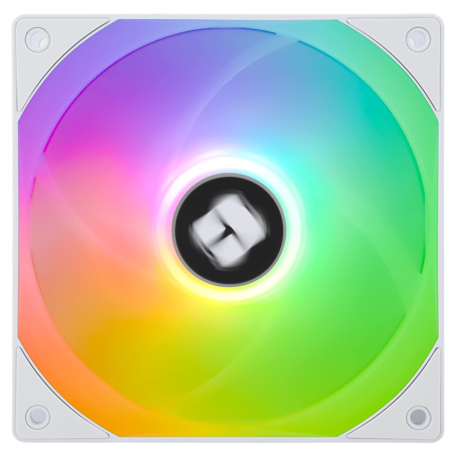 Thermalright TL-C12RW-S V2 CPU Fan 120 mm Reverse Fan Case Fan Comes with ARGB Lighting, PC PWM Silent Computer Fan with 1500RPM Speed, CPU Cooling Fan White