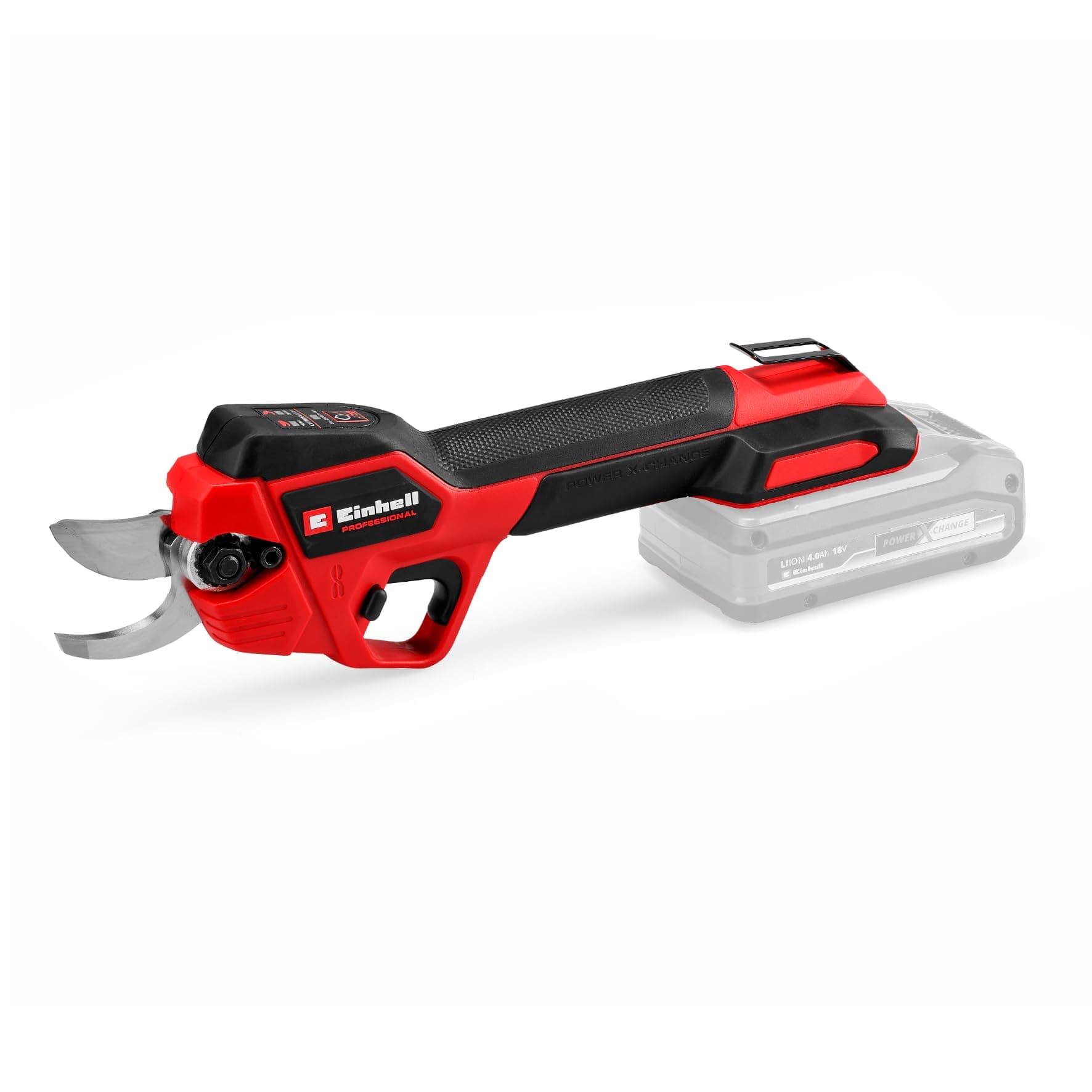 Einhell Professional Sécateur sans fil GP-LS 18/28 Li BL-Solo Power X-Change (18 V, capacité de coupe réglable, épaisseur de branche max. 28 mm, lames Bypass, clip ceinture, sans batterie)
