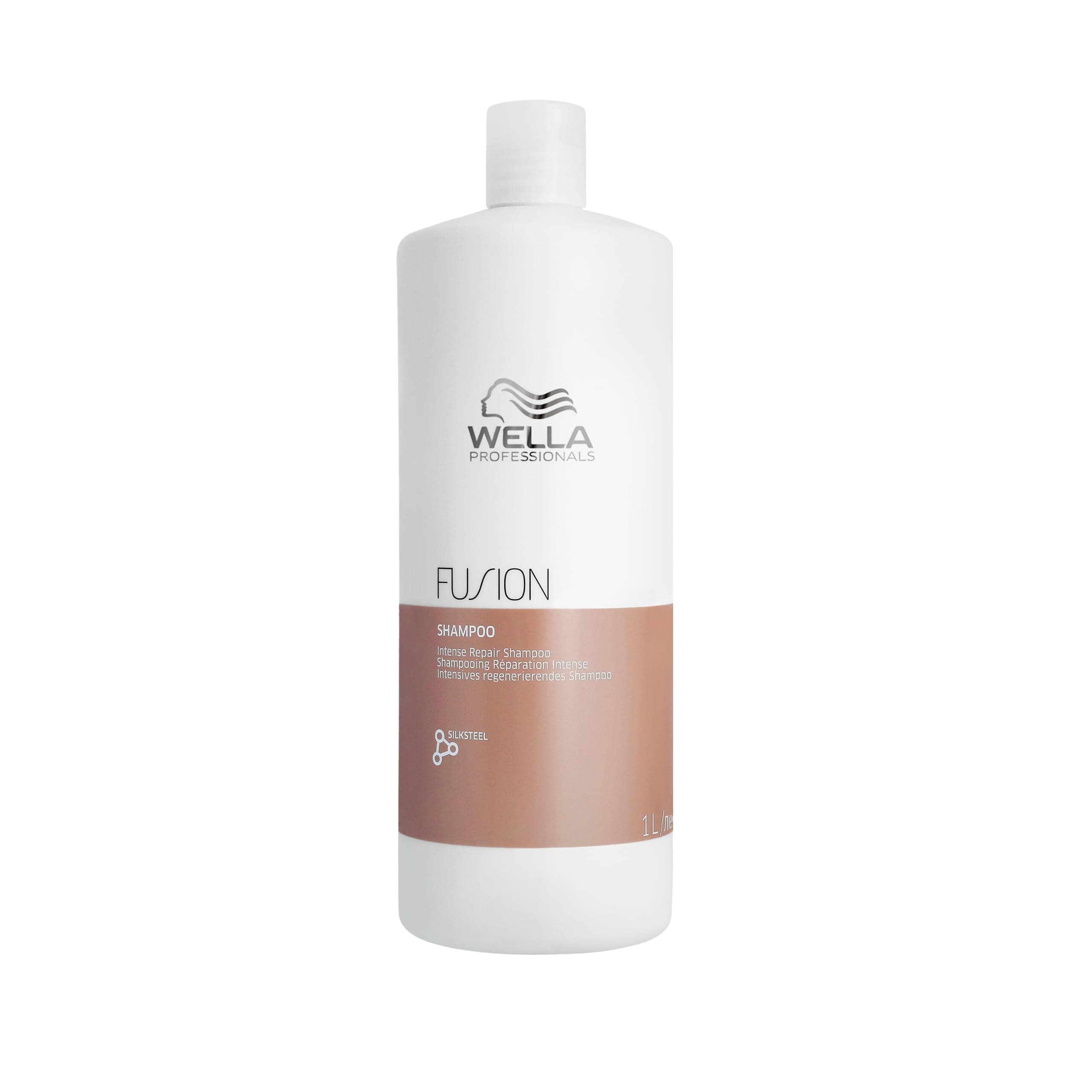 Wella Professionals FUSION Shampoing Réparation Intense - Apporte Brillance et Prévient la Casse - Pour Cheveux Secs et Abîmés