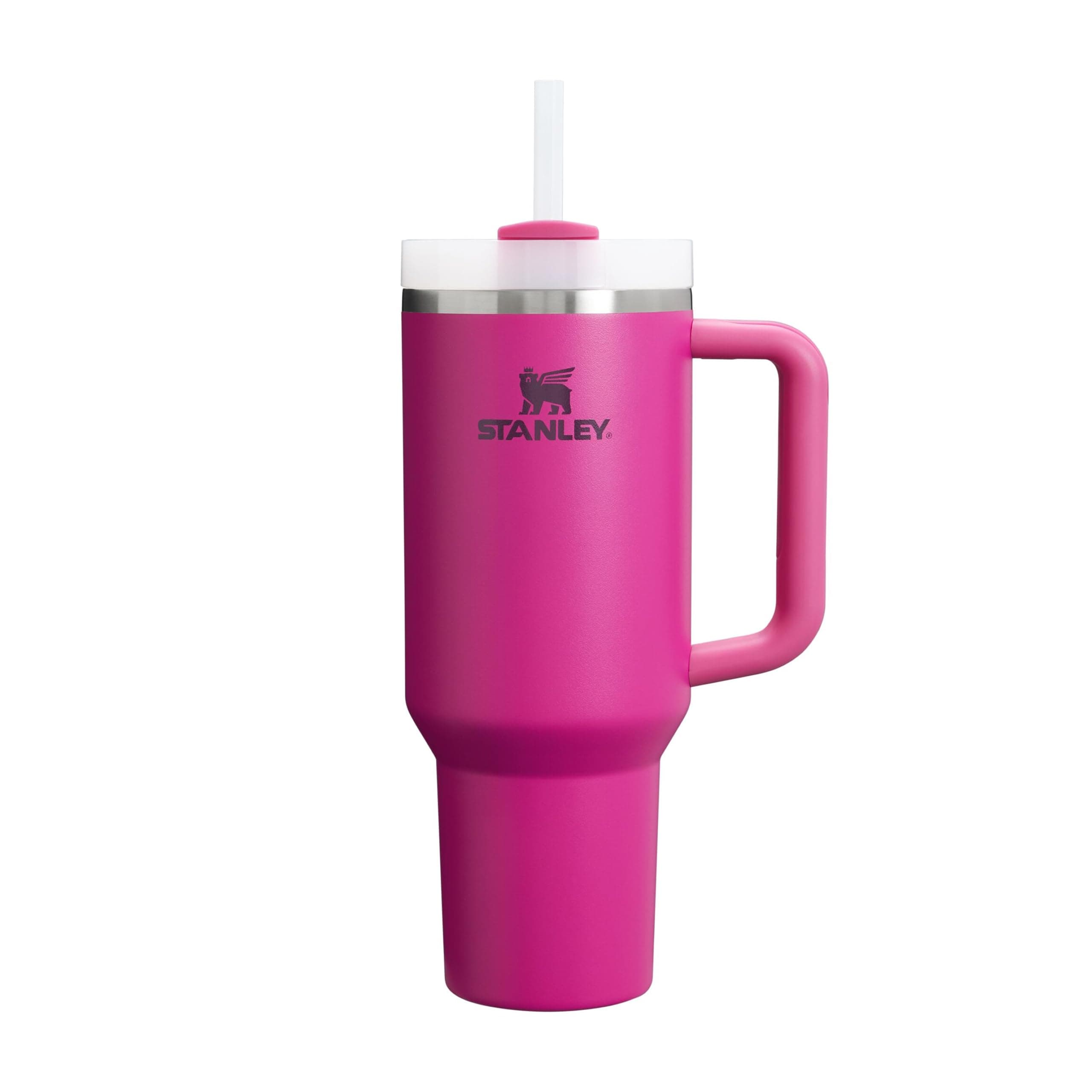 STANLEY 1913 Quencher H2.0 Flowstate Borraccia Con Cannuccia 1.2L - Freddo Per 11 Ore - Con Ghiaccio Per 48 Ore - Senza BPA - Tazza Termica Con Manico - Fuchsia