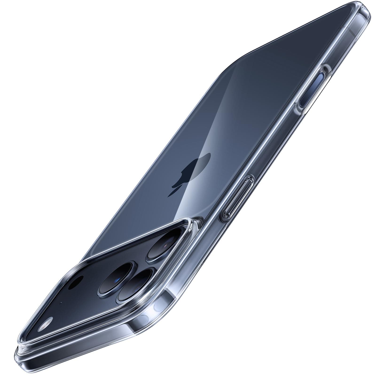 TORRAS Ultra Dünn für iPhone 17 Pro Hülle (nur 0,09 cm)Transparentes Design erhöhte Kamerakante Seidiges Griffgefühl [wie beim Original] Handyhülle für iPhone 17 Pro Case Schutzhülle Slim Durchsichtig