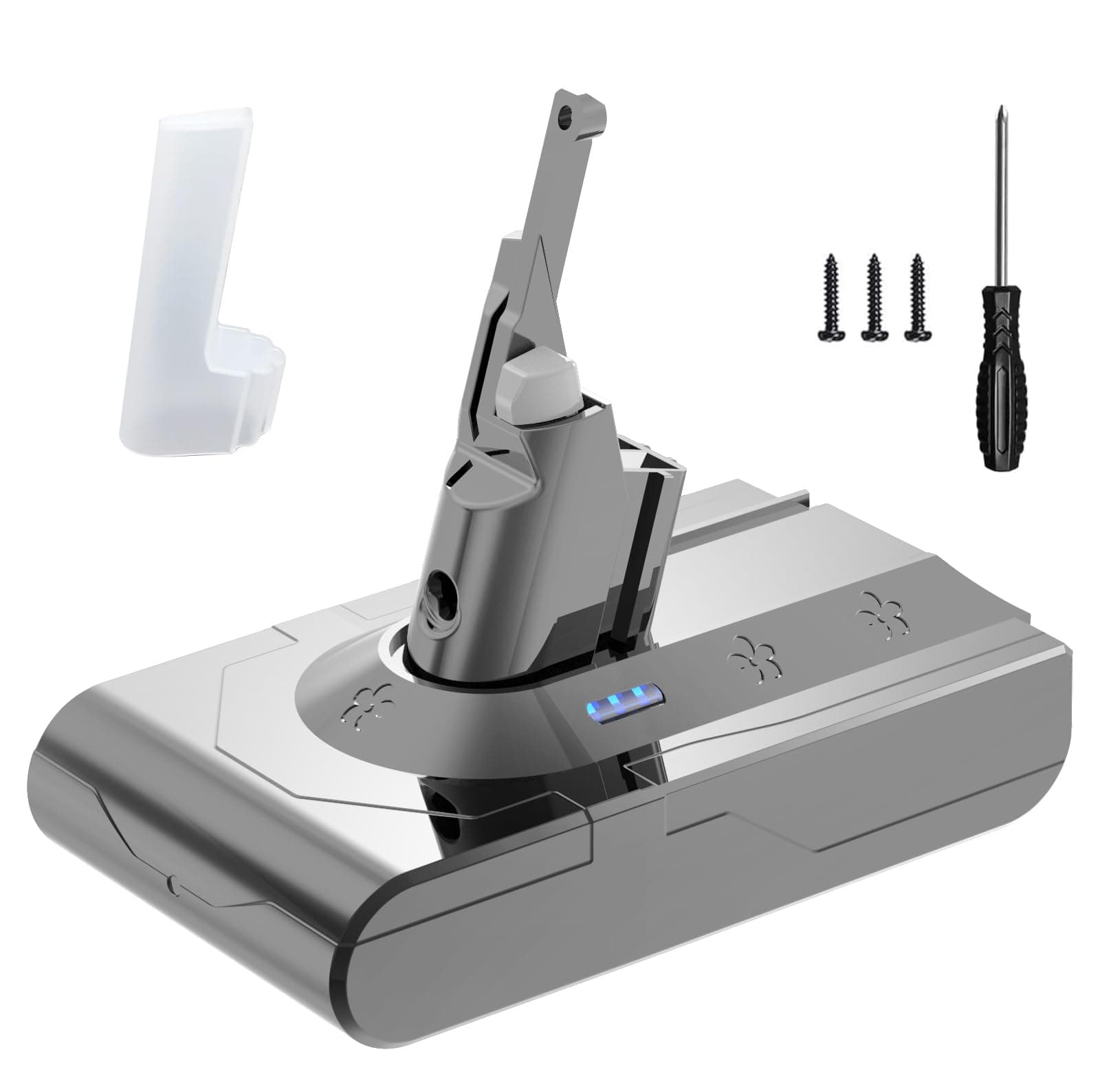 DTK Batterie pour Dyson V8 Batterie SV10 SV25 Compatible avec V8 Fluffy Animal Absolute Motorhead Trigger Slim HEPA