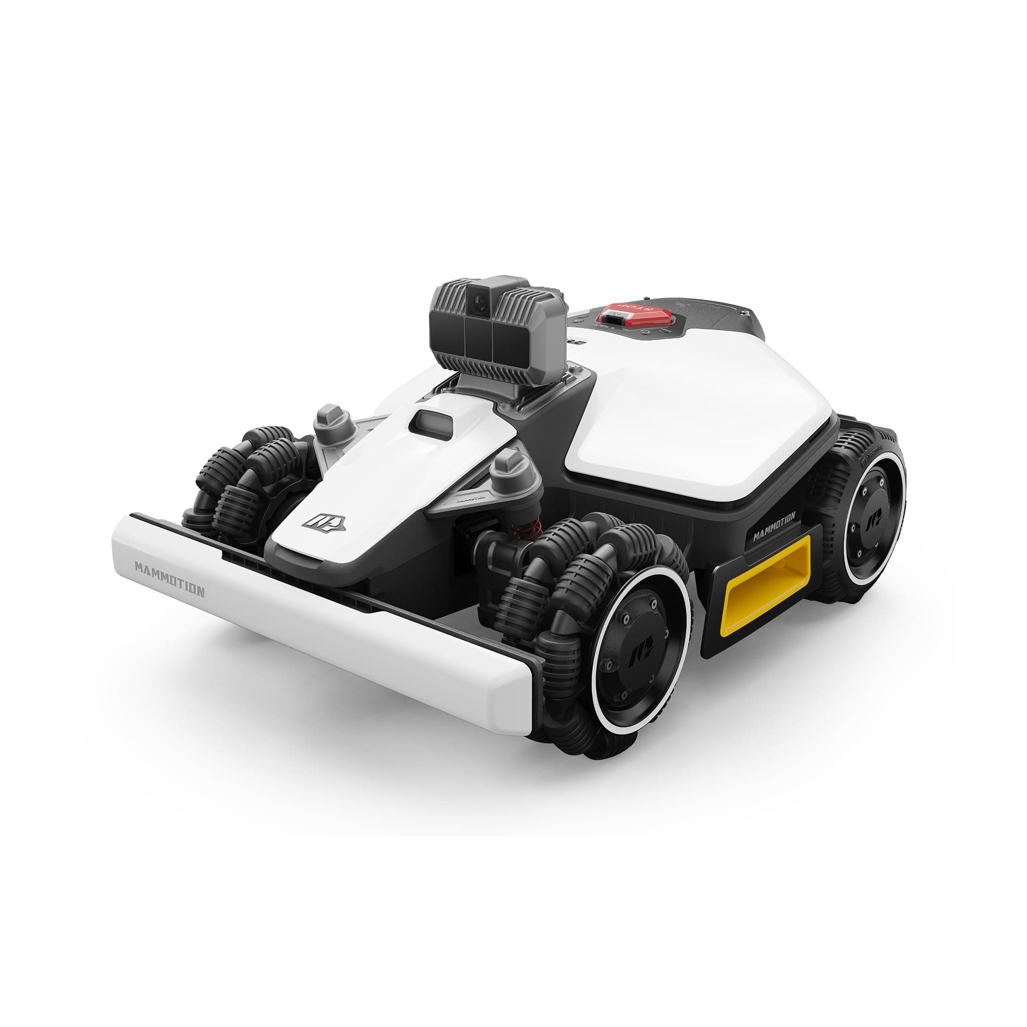 MAMMOTION LUBA Mini AWD LiDAR – Robot Tondeuse sans Fil Périphérique, avec LiDAR 3D+AI Vision, sans Antenne RTK, Cartographie Automatique, 1 500 m² Recommandés, Module 4G, Pente Jusqu’à 80%