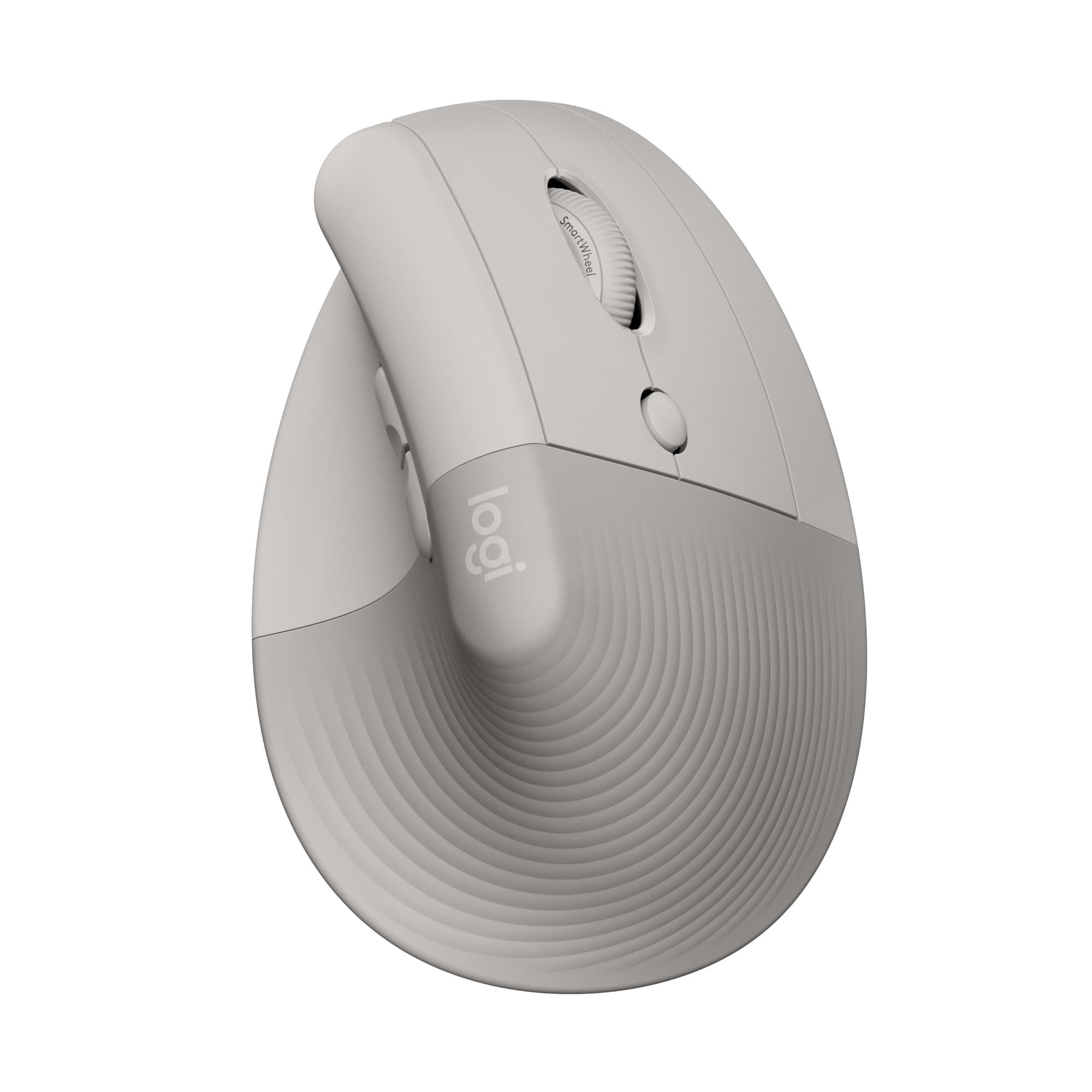 Logitech Lift Vertical Sand (Rechtsh?ndig) Ergonomische Maus, kabellos, Bluetooth, Logi Bolt Adapter, Unterst?tzt Logi Options+ (910-007771)