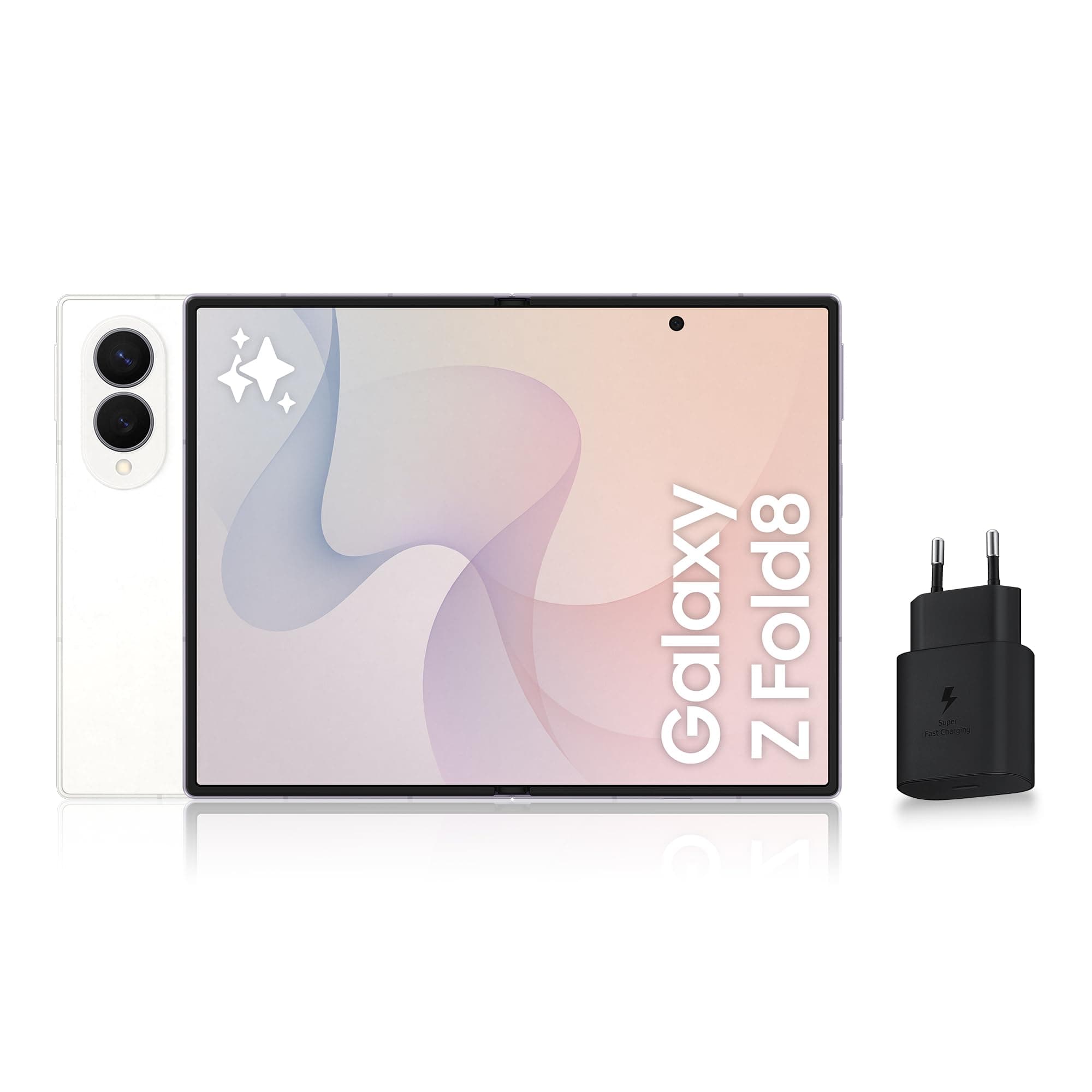 Samsung Galaxy Z Fold8, Smartphone Pliable 5G, 512 Go, Blanc, Version FR | Téléphone Portable Android avec Galaxy AI, Écran Adapté aux Contenus Multimédias, Double Capteur 50 MP, Batterie 4800 mAh
