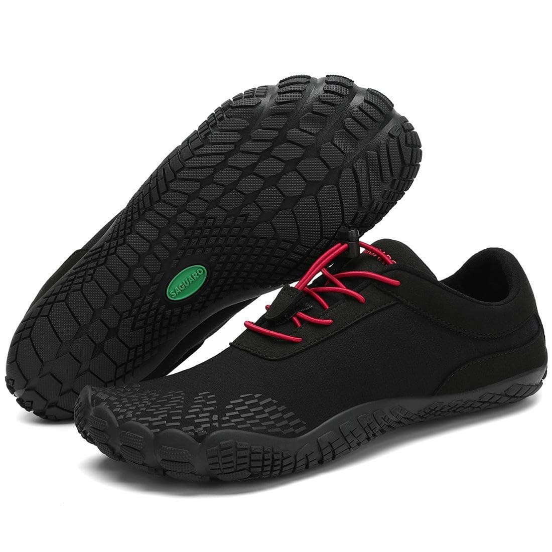 SAGUARO Zapatillas Minimalistas Barefoot Hombre Mujer - Ligeras Antideslizante Respirable - con Caja Tox Ancha y Suela Zero Drop