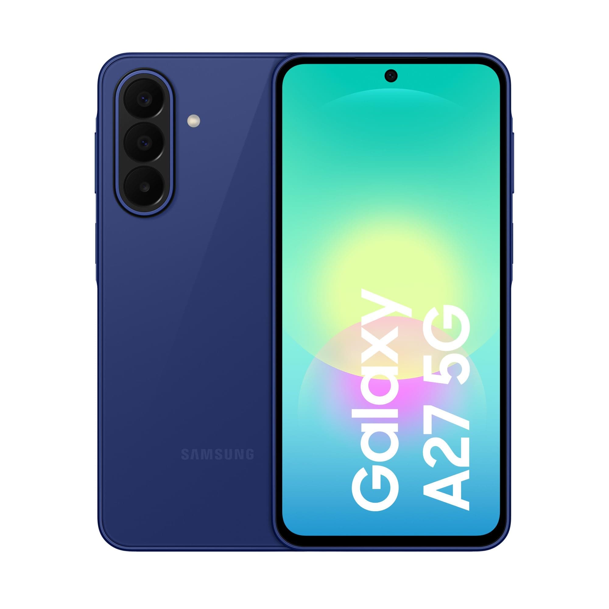 Samsung Galaxy A27 5G, 128GB, RAM 6GB, Blue [Versione Italiana] | 3 anni di Garanzia, Smartphone sottile, Cerchia e Cerca, Gomma Oggetto, Trascrizione Vocale, Tripla Camera, IP64, 5.000 mAh