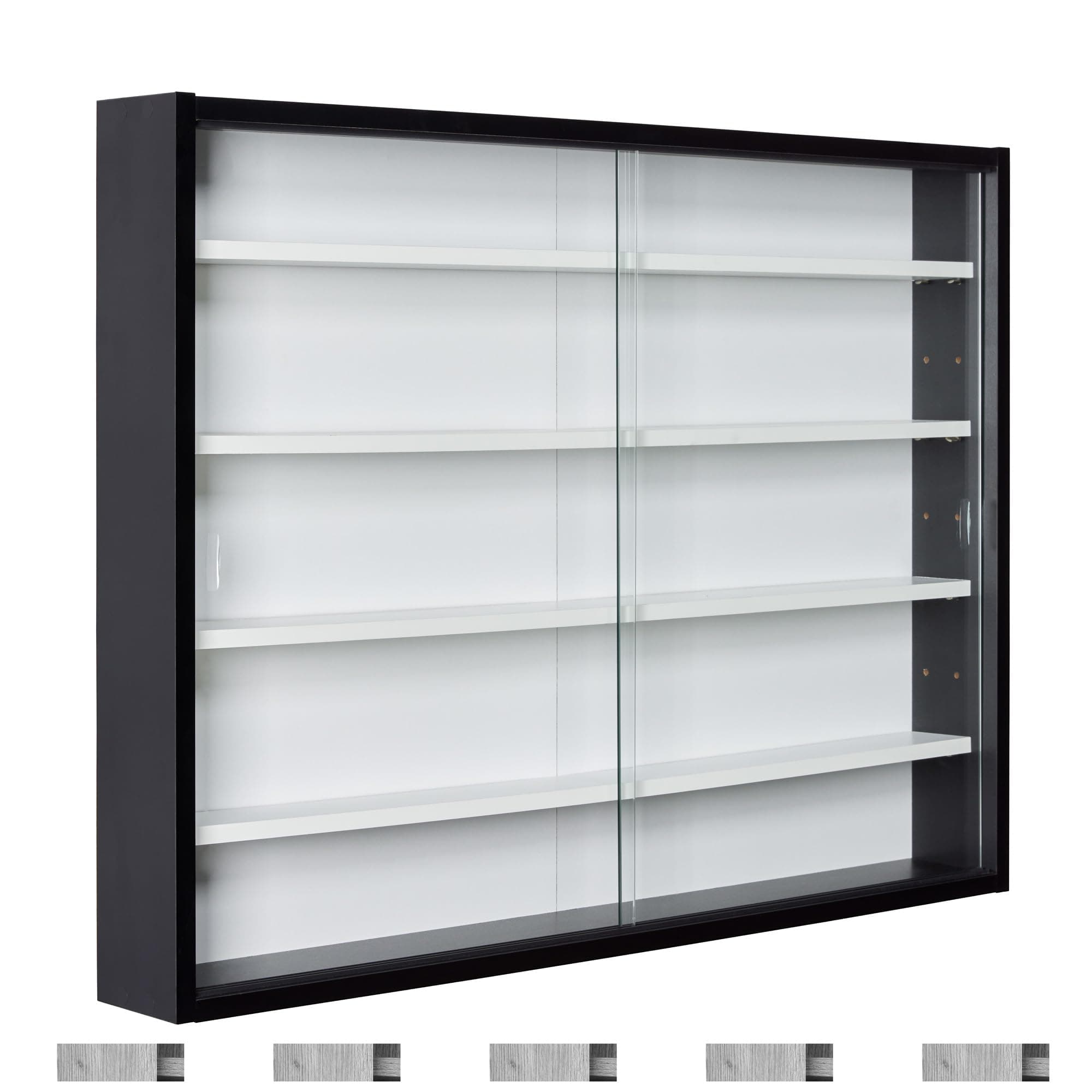 Links Collecty 99800800 - Vitrina de coleccionista ( 80 x 9,5 x 60 cm), color blanco y negro