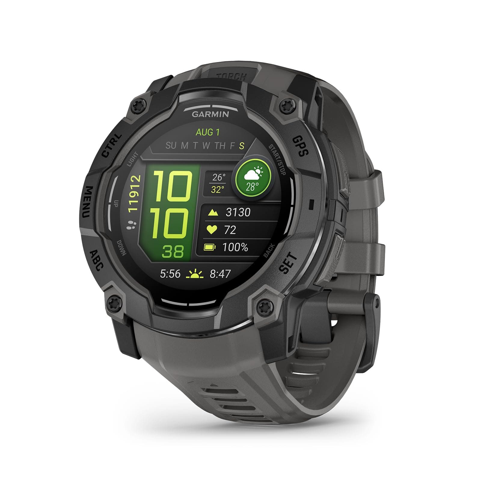 Garmin Instinct 3,50mm,AMOLED,Black Bezel with Charcoal Band