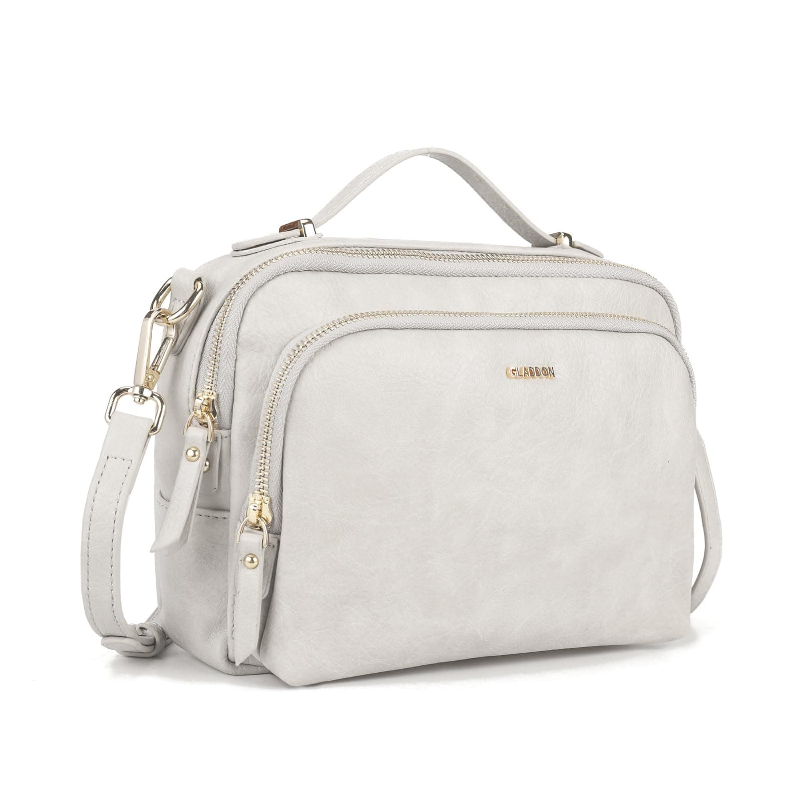 Gladdon Sac à bandoulière petit, Cusual Multi-Poches Sac à Main en PU…