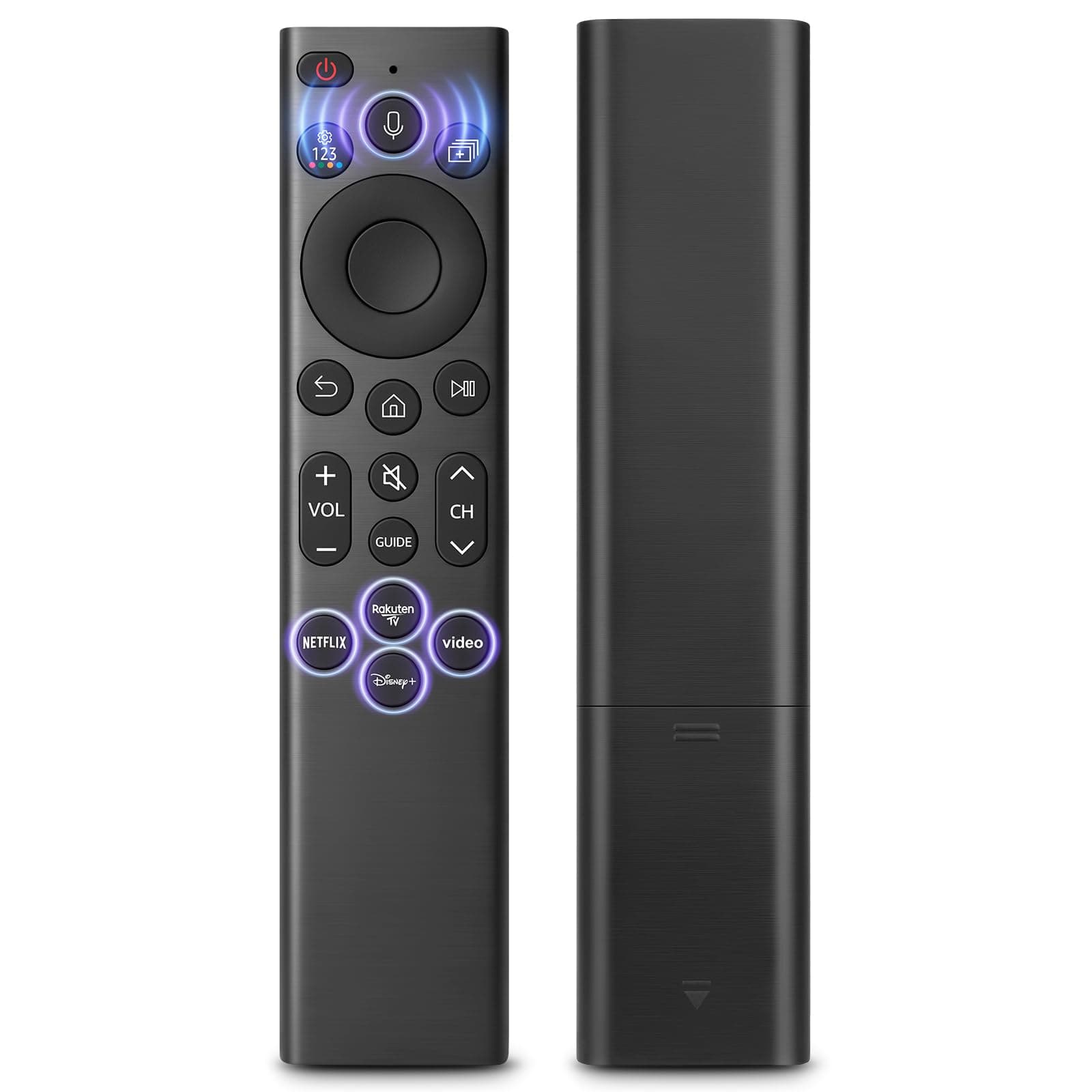 Telecomando di ricambio per Samsung Smart TV, per Smart TV Samsung, con funzione vocale e tasti di scelta rapida