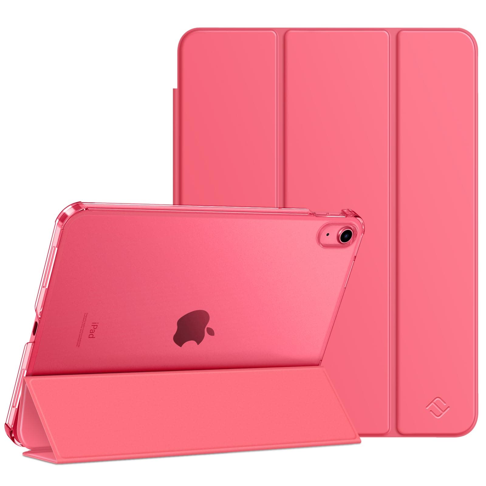 Fintie Hülle für iPad 11. Generation 2025 11 Zoll (A16), iPad 10. Generation 10.9 Zoll 2022 - Ultradünn Schutzhülle mit transparenter Rückseite Abdeckung Case Cover, Auto Schlaf/Wach, Pink
