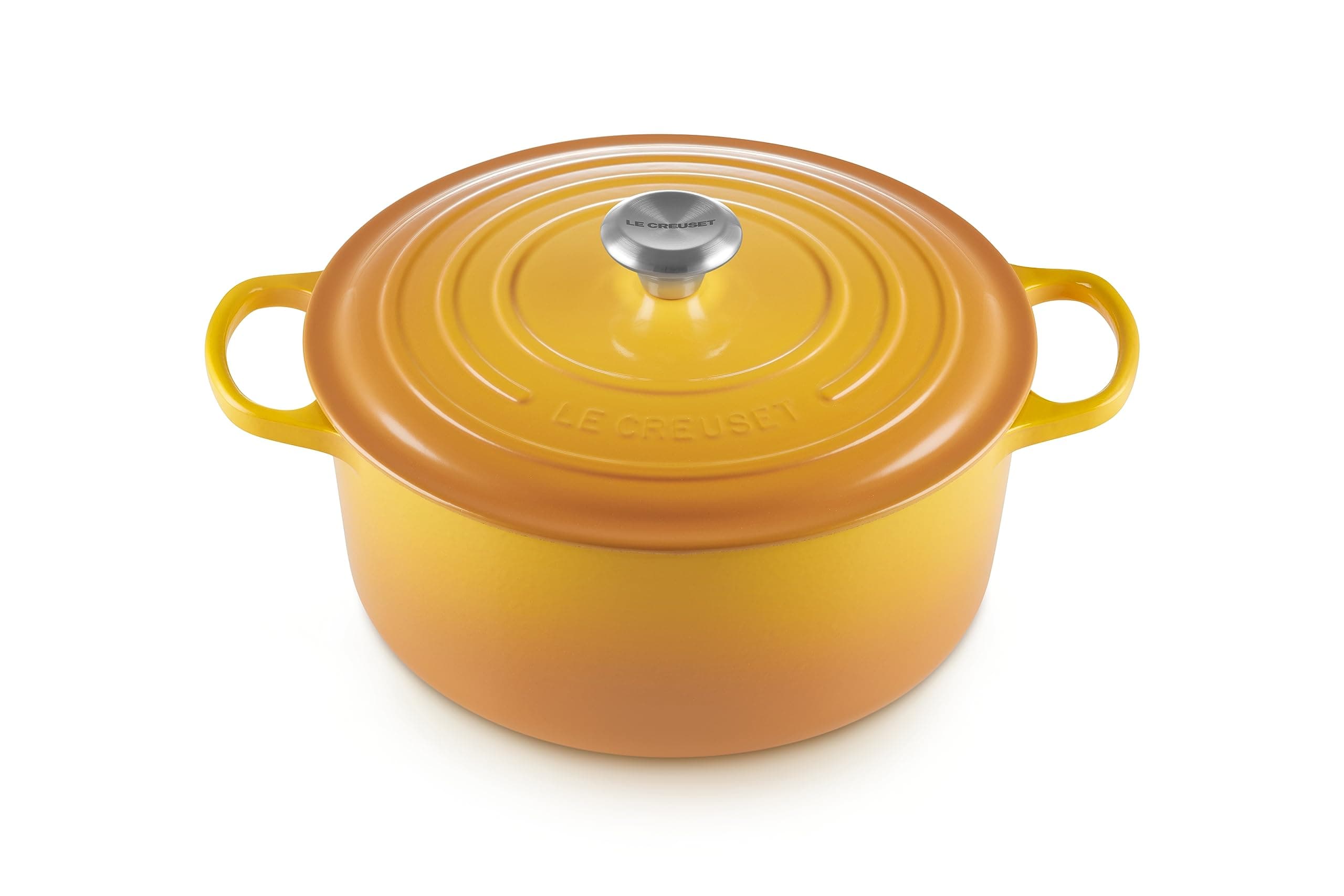 Le Creuset Cocotte Signature en Fonte Émaillée avec Couvercle, 28 cm, Ronde, 6.7 L, 6.125 kg, Nectar, 21177286724430