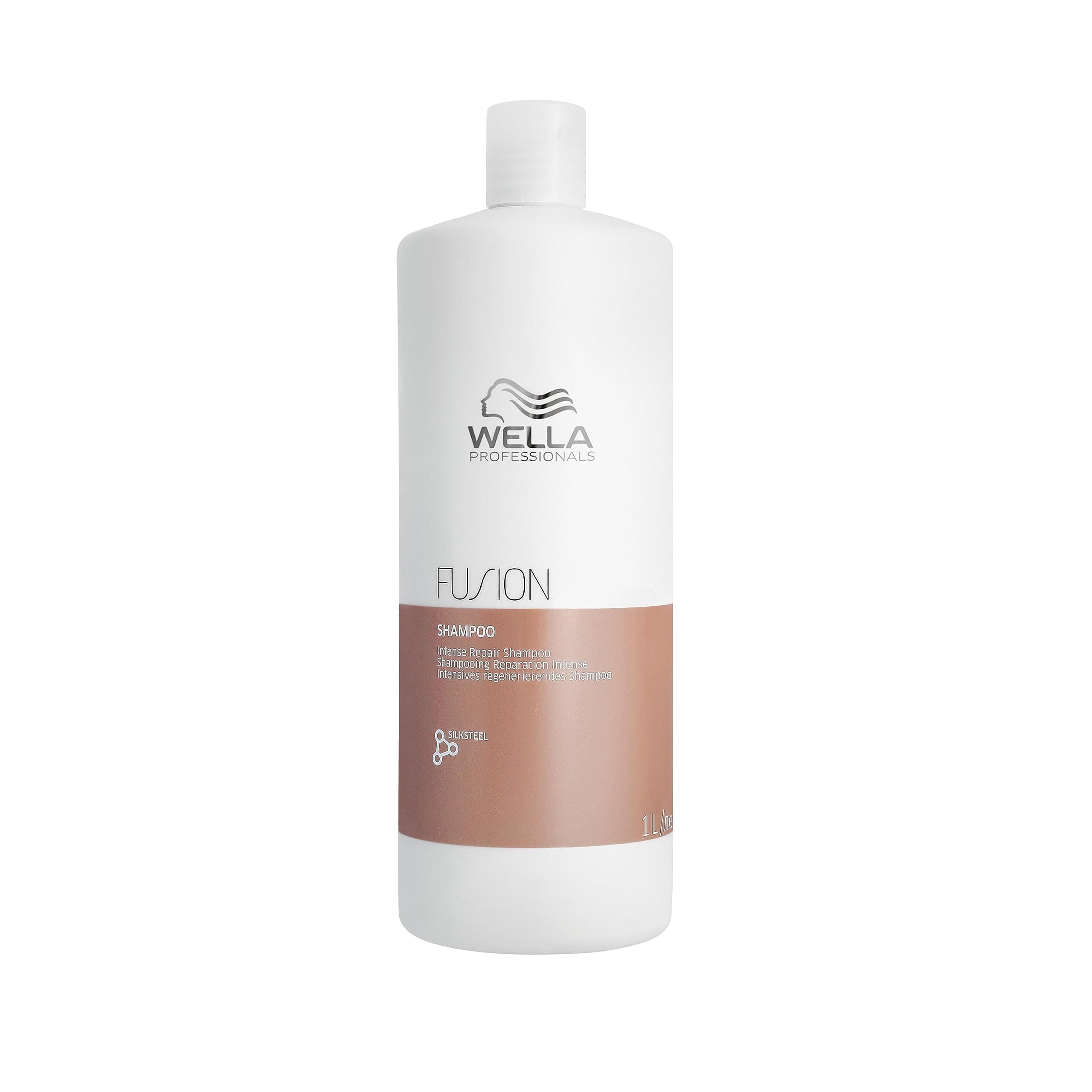 Wella Professionals FUSION - Champú - Reparación intensa - Protección contra la rotura y Brillo - Cabellos Secos y Dañados