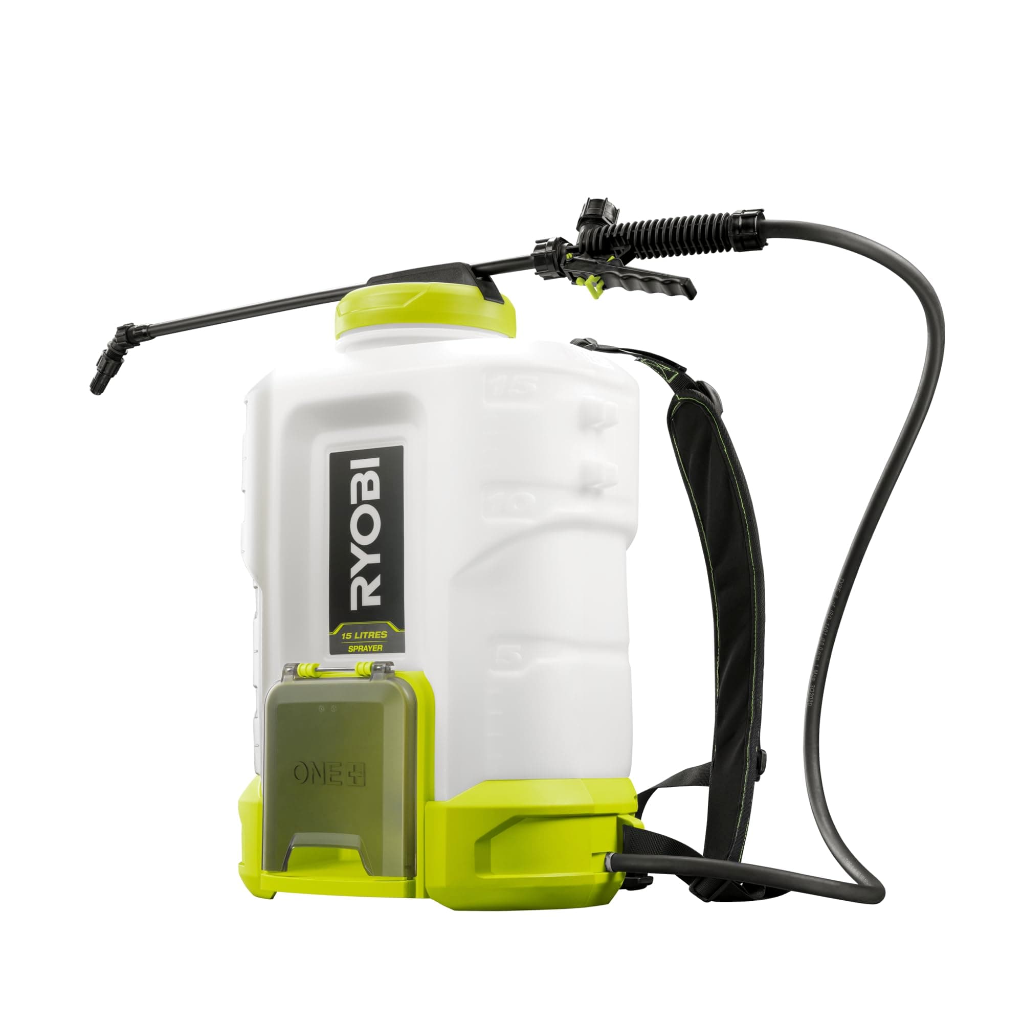 Pulvérisateur à dos 18V - jusqu'à 6,2 bars - débit 1 l/min à 1,8 l/min - réservoir 15 L - vendu sans batterie ni chargeur