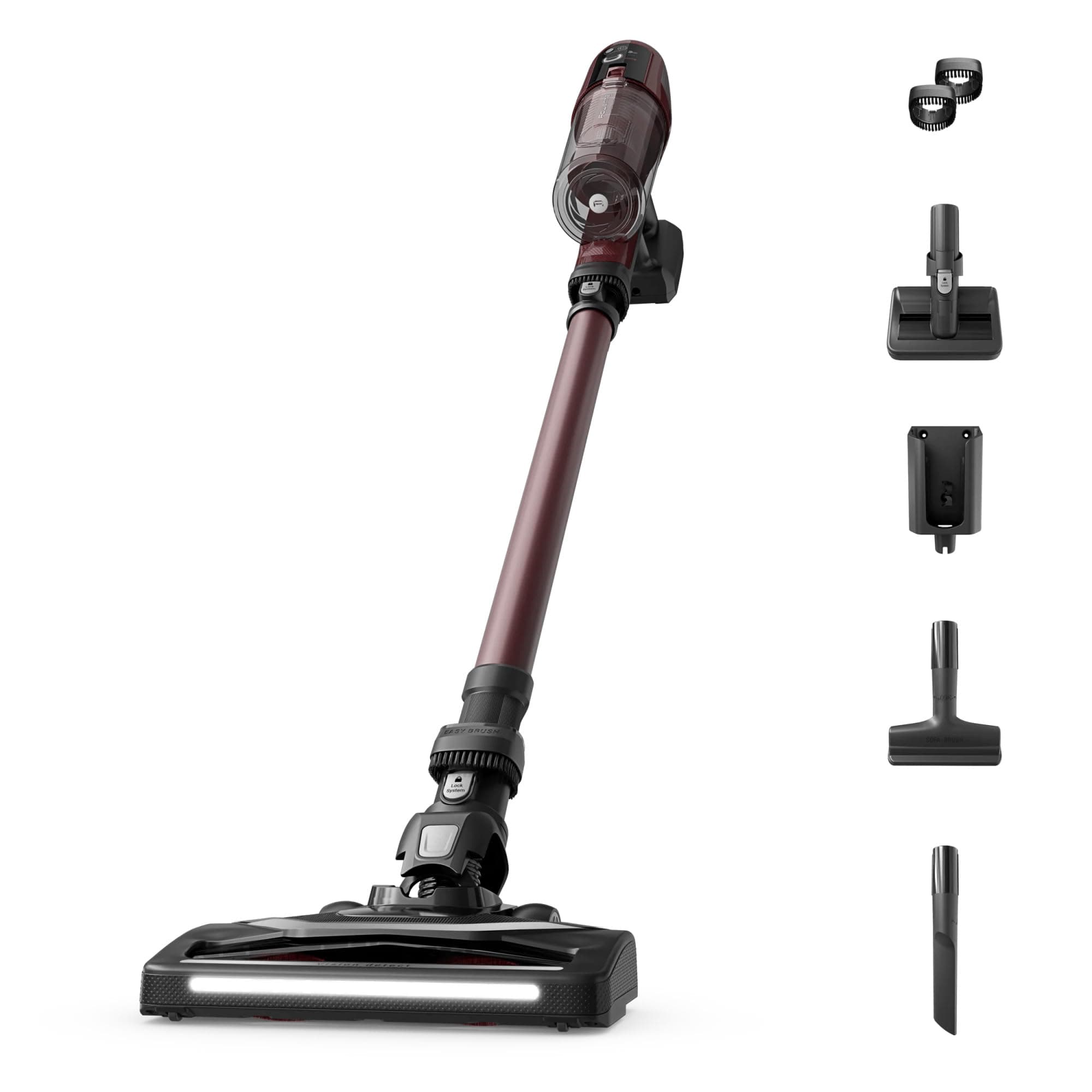 Rowenta X-PERT 6.80, Aspirateur Balai sans Fil Multifonction, 100W, Autonomie 60 Minutes, Eclairage LED, Suivi Facile, RH6483E0