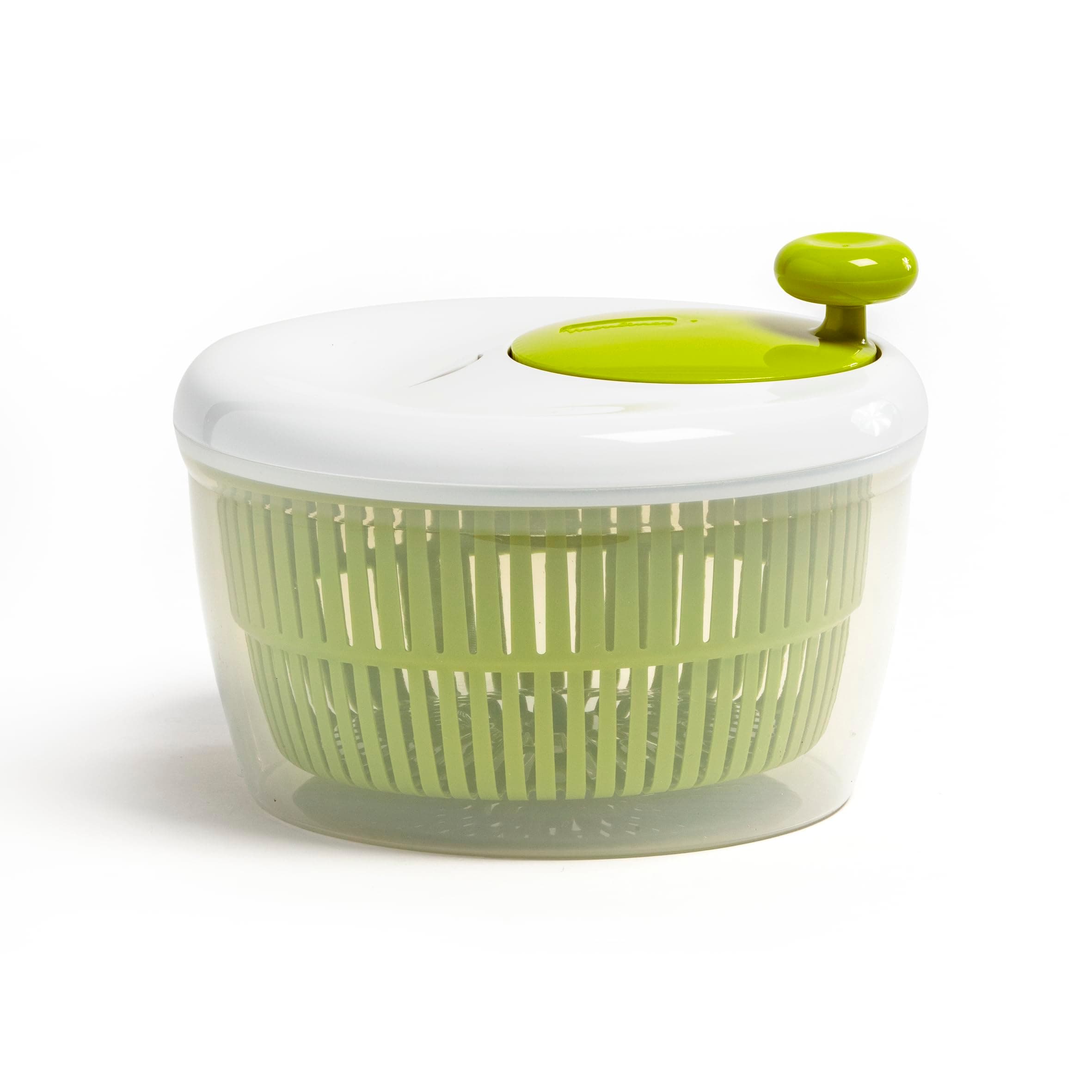 Moulinex Classic Essoreuse à salade 5 L (5/7 pers), Compatible lave-vaisselle, Essore la salade facilement et rapidement, Bouton stop, Fabriquée en France K1690104, fabriqué en France