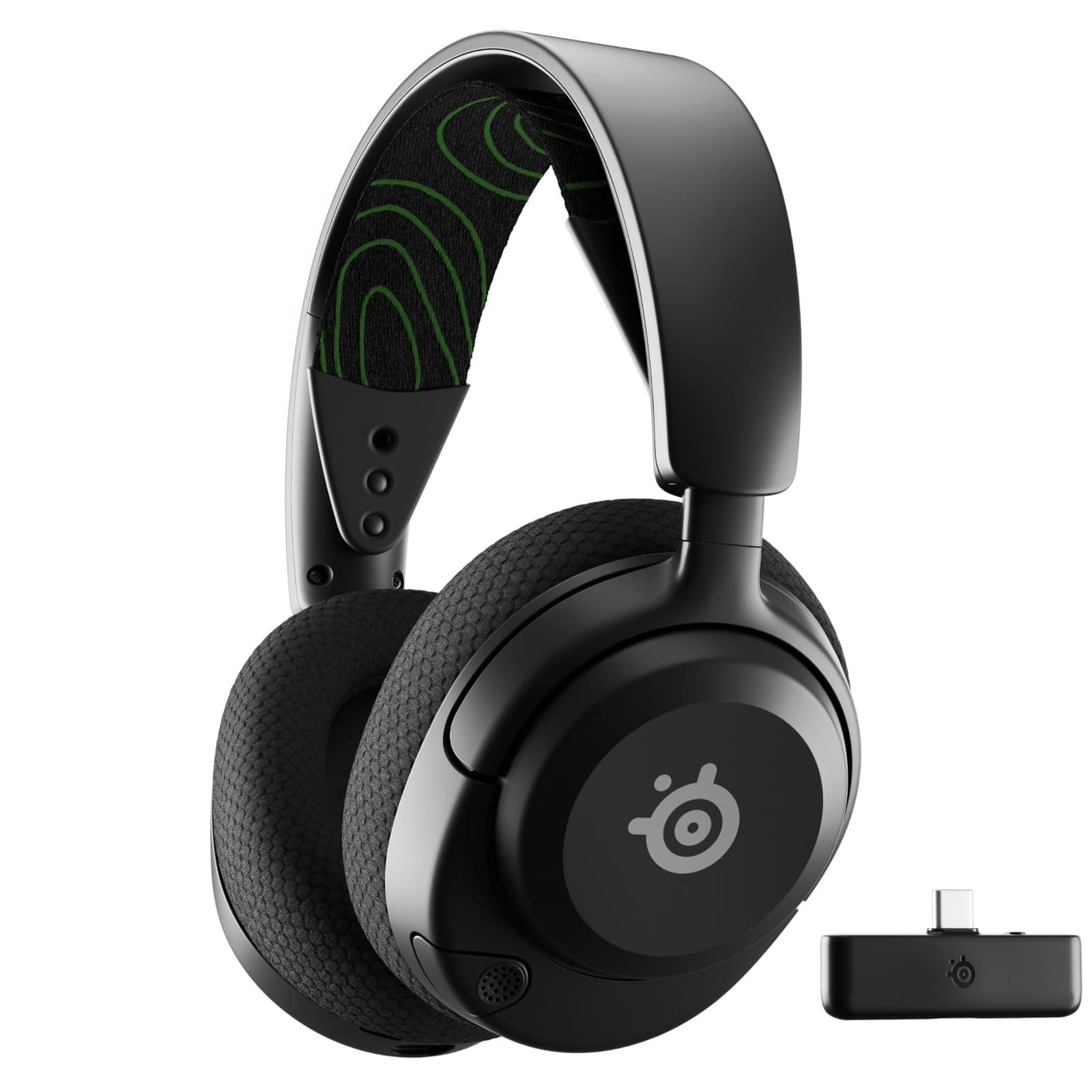 SteelSeries Arctis Nova 5X Cascos Xbox Inalámbricos - Xbox, PC, Switch 2, móvil - Controladores magnéticos de neodimio - Más de 100 preajustes - Batería de 60 horas - 2,4 GHz o BT - Micro Gen2.X