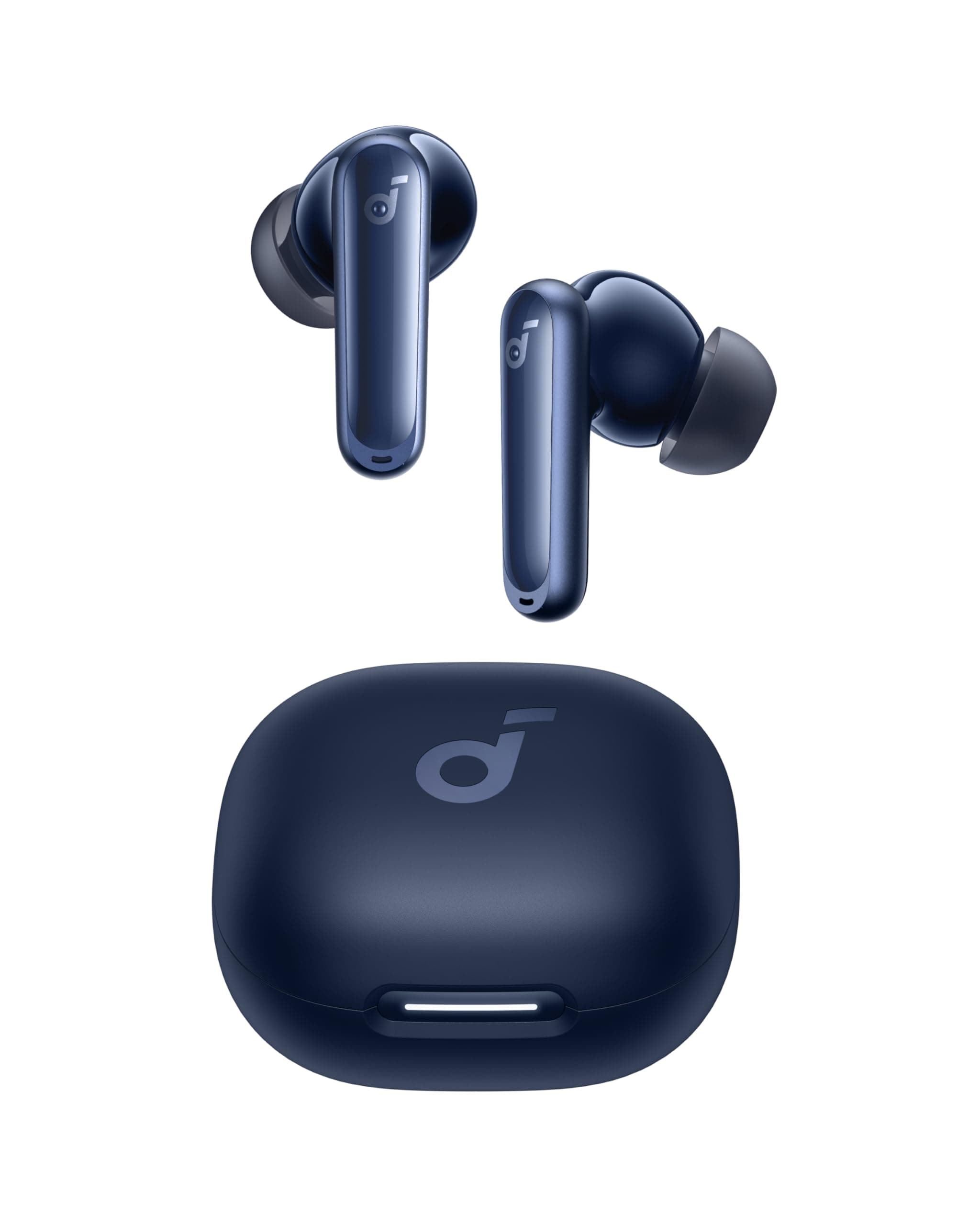 soundcore P40i by Anker, Wireless Earbuds mit Noise Cancelling, Adaptive Geräuschunterdrückung, BassUp, 60h Spielzeit, 2-in-1 Hülle und Smartphone-Ständer, IPX5, kabelloses Aufladen, Bluetooth 5.3